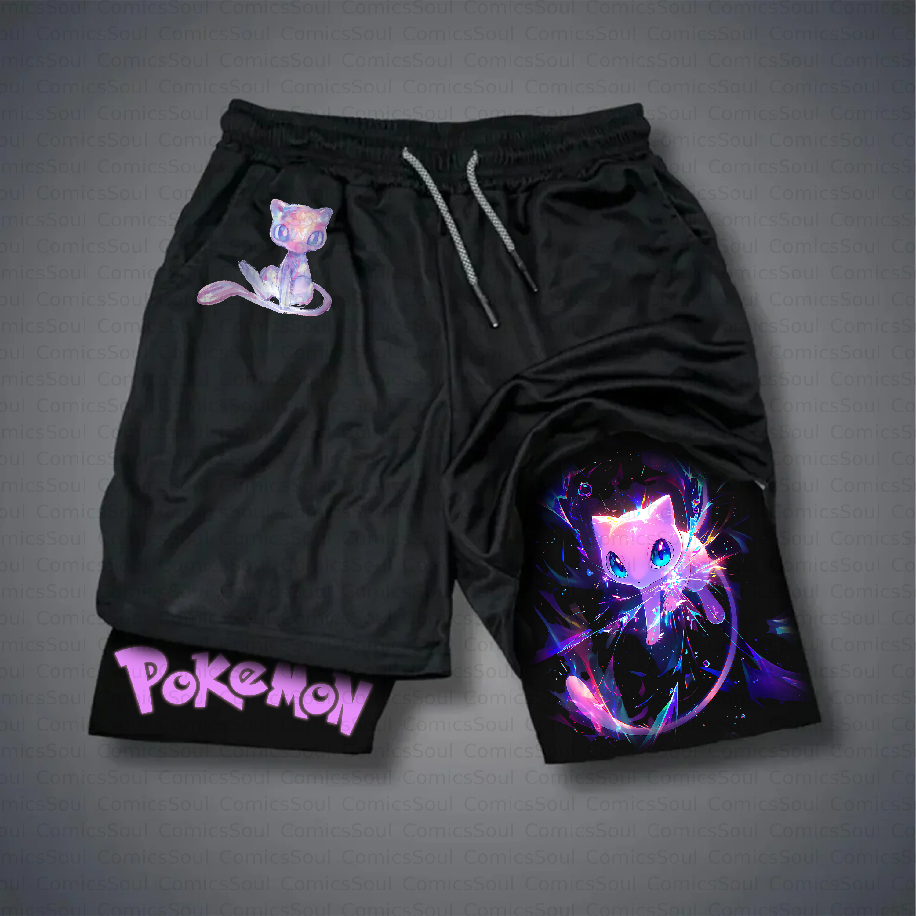 Unisex Casual Anime Style Shorts