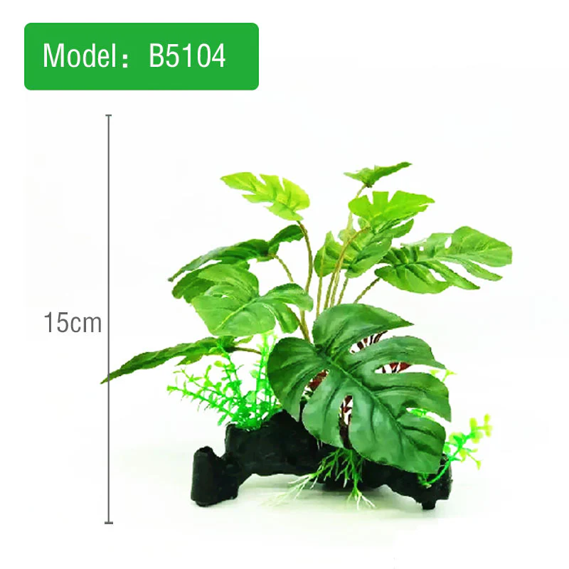 Reptile Box Simulation Plant Aquarium Ornament Artificial Terrarium Decor