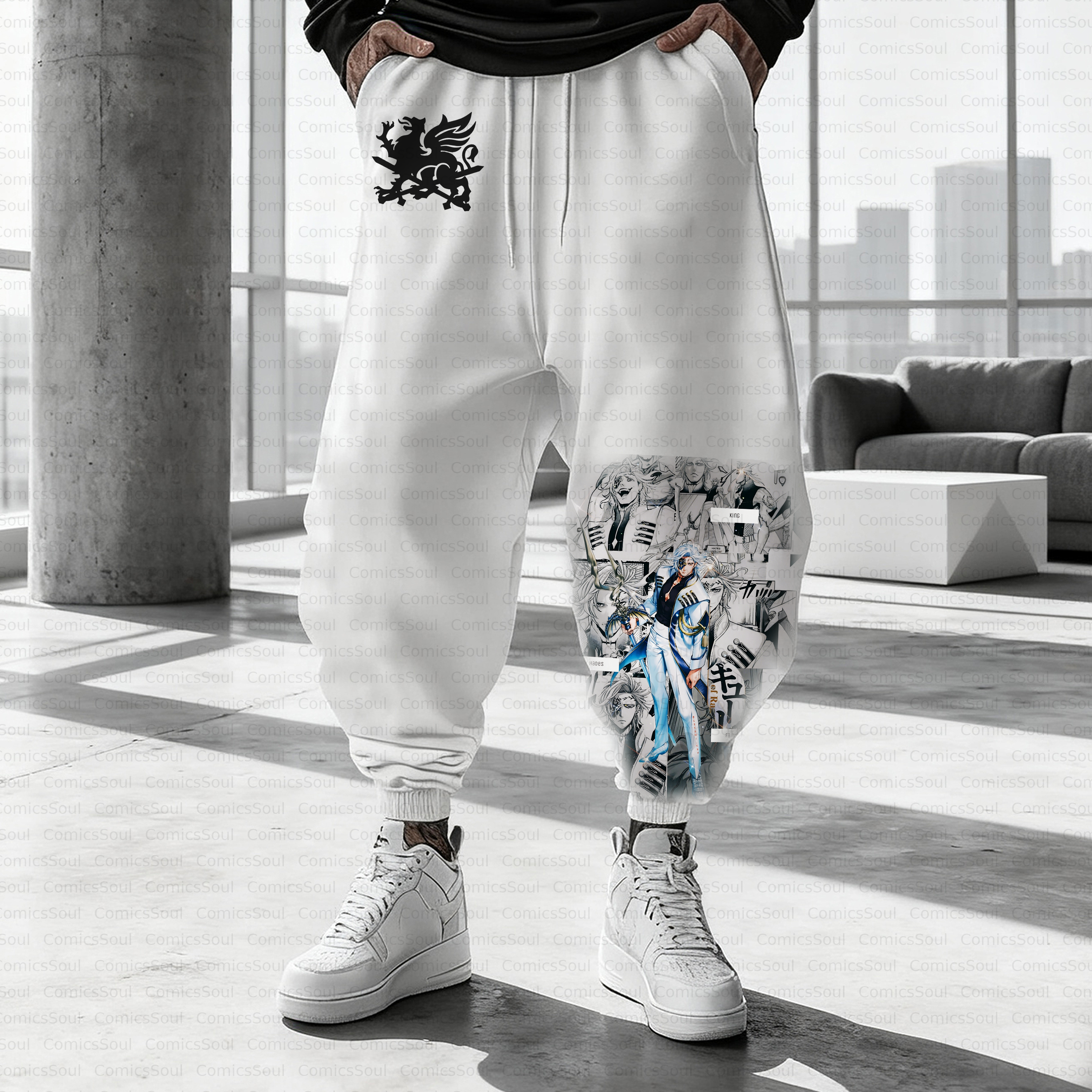 Unisex Casual Anime Streetwear Pant