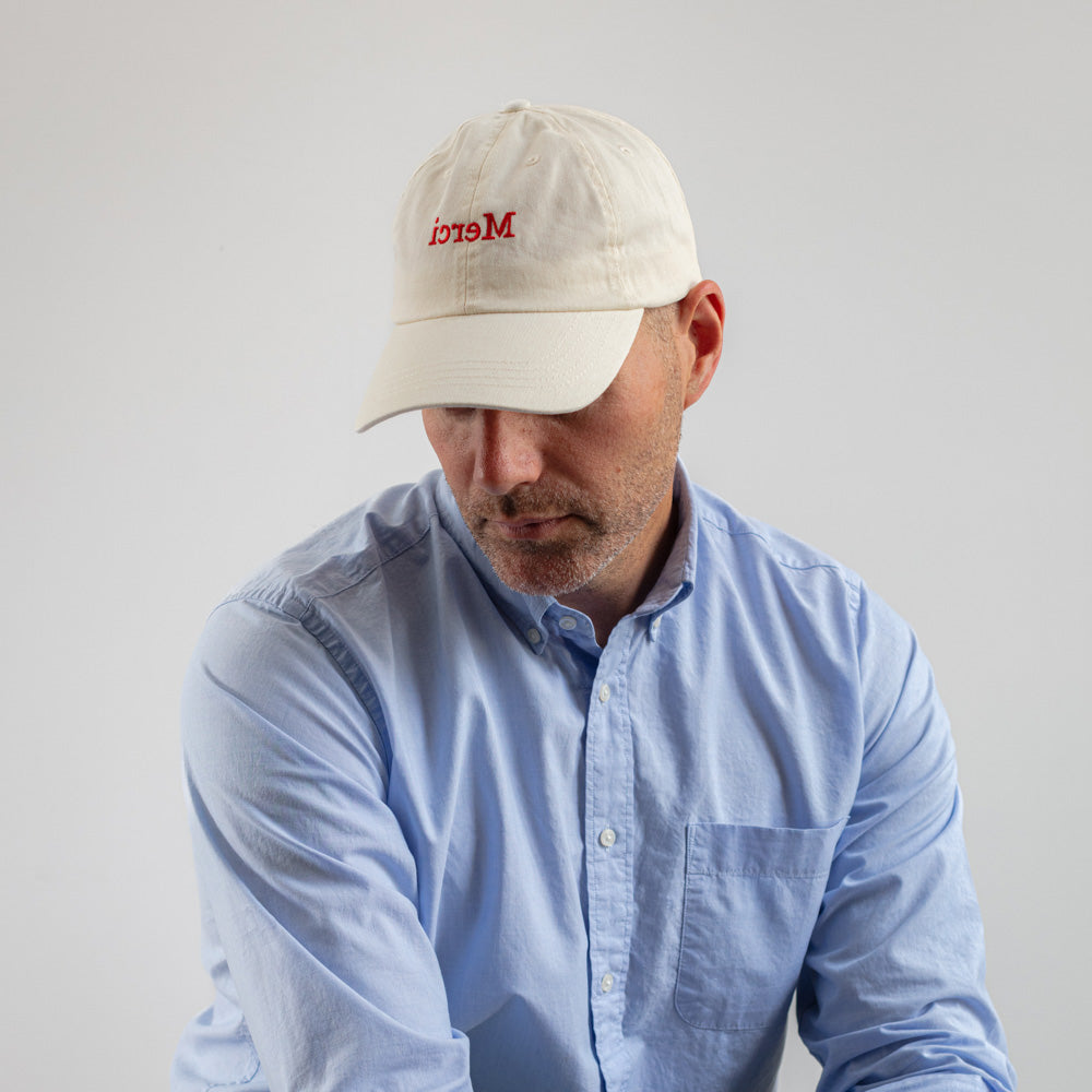 Merci - Casquette Merci Miroir - Ecru
