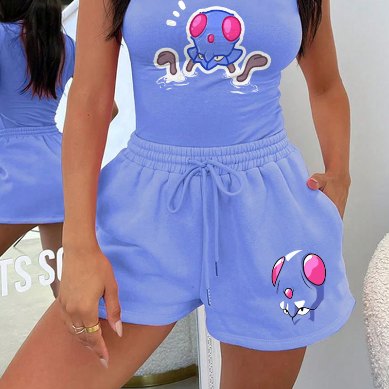 Casual “Comicssoul” Streetwear Shorts