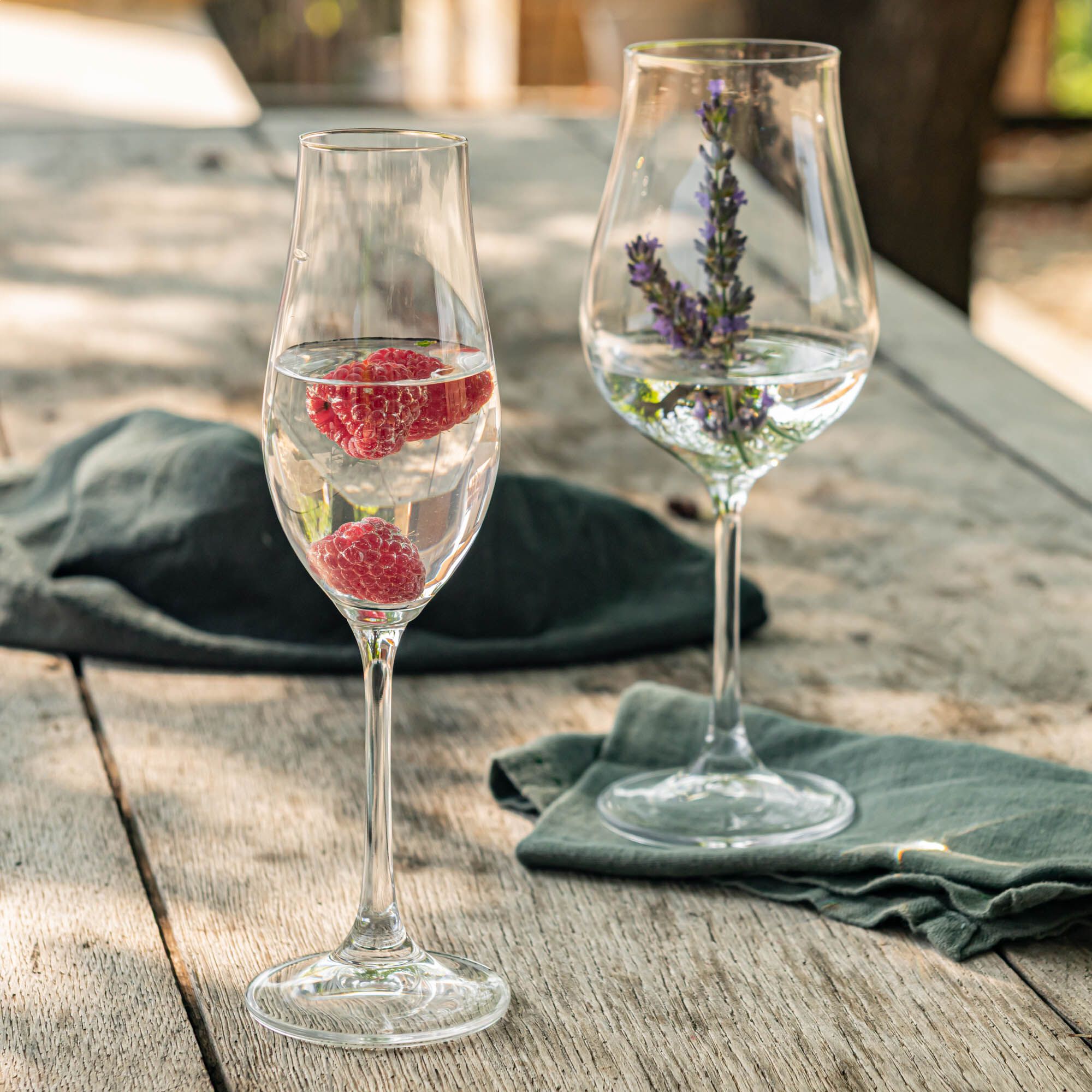 NEO - Flûte à champagne en verre 20cl - transparent