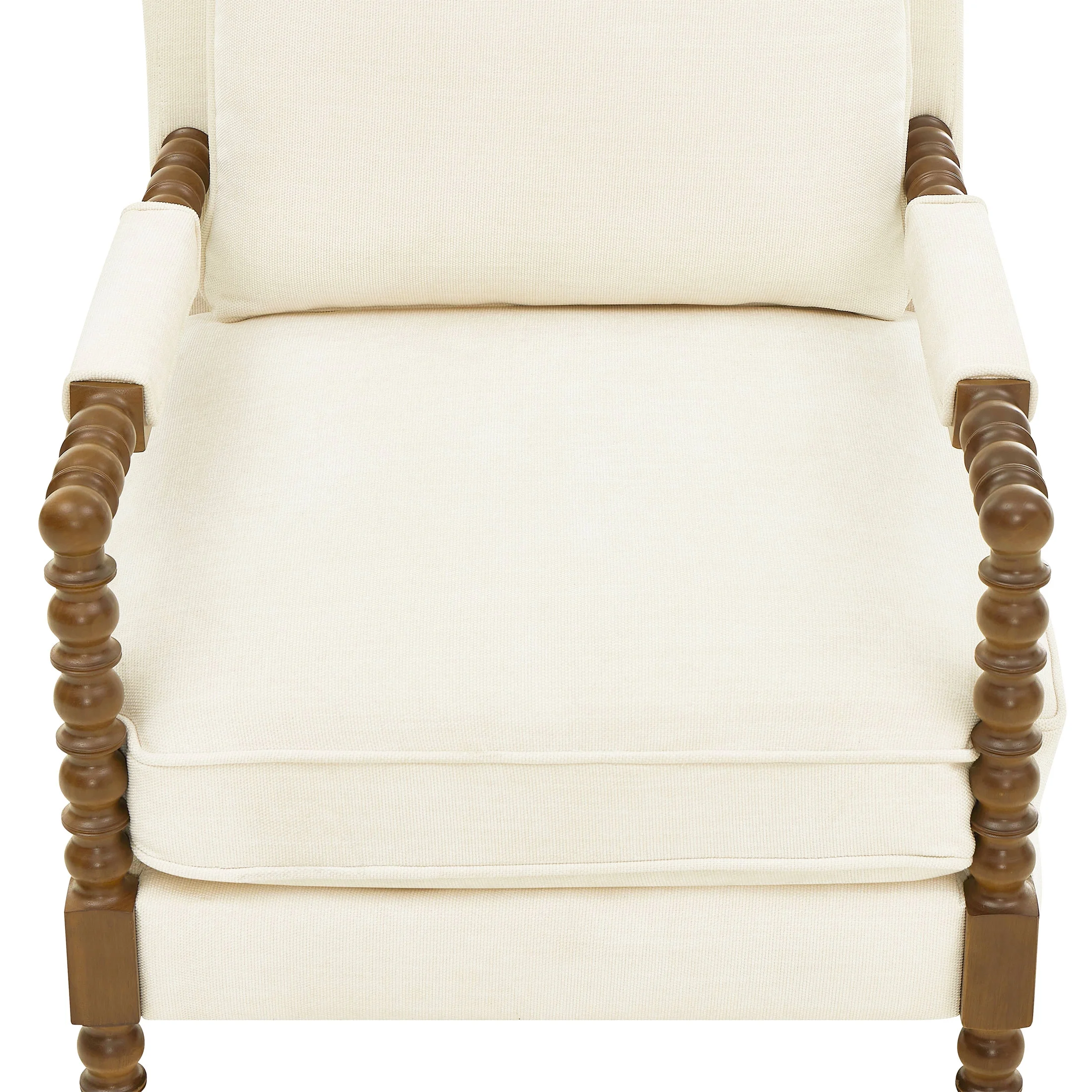 Pioneer Woman Harper Spindle Accent Chair, Jade Fabric Upholstery - Image 18