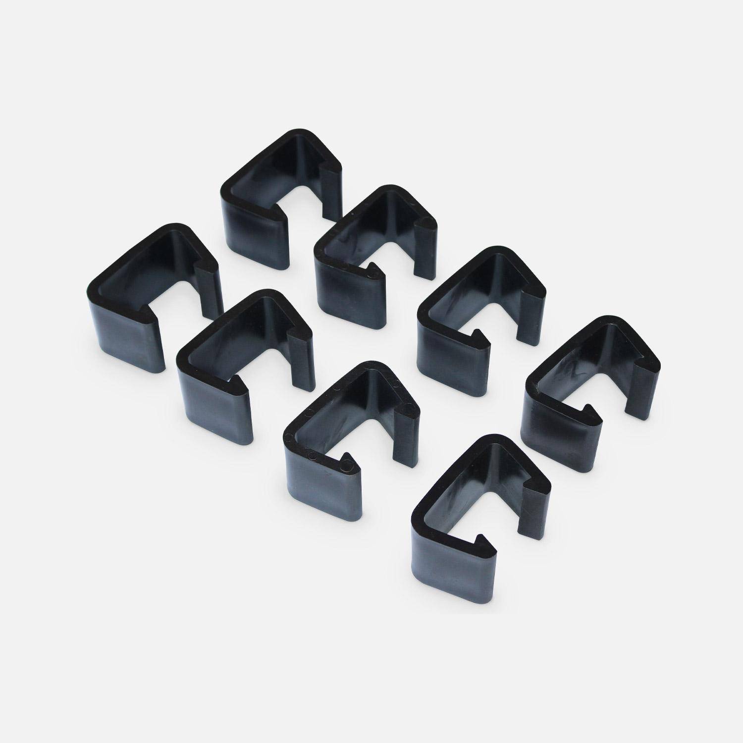 Kit de 8 conectores - Conector para muebles de jardín, set de 8