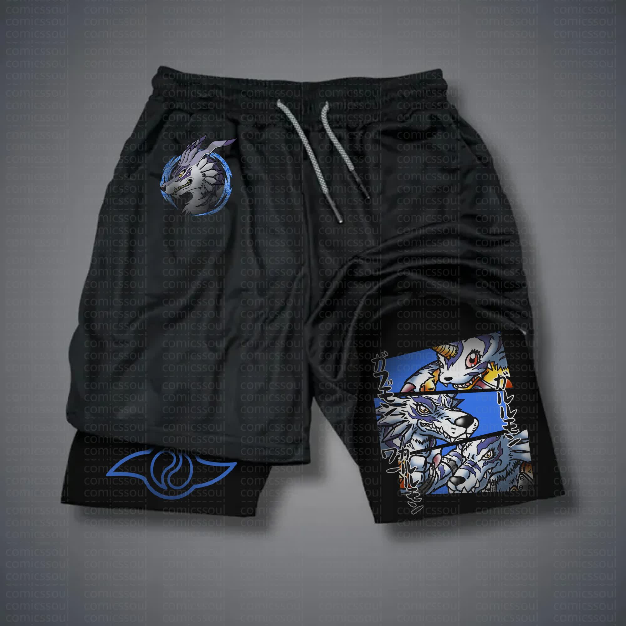 Unisex Casual Anime Streetwear Shorts 丨Comicssoul