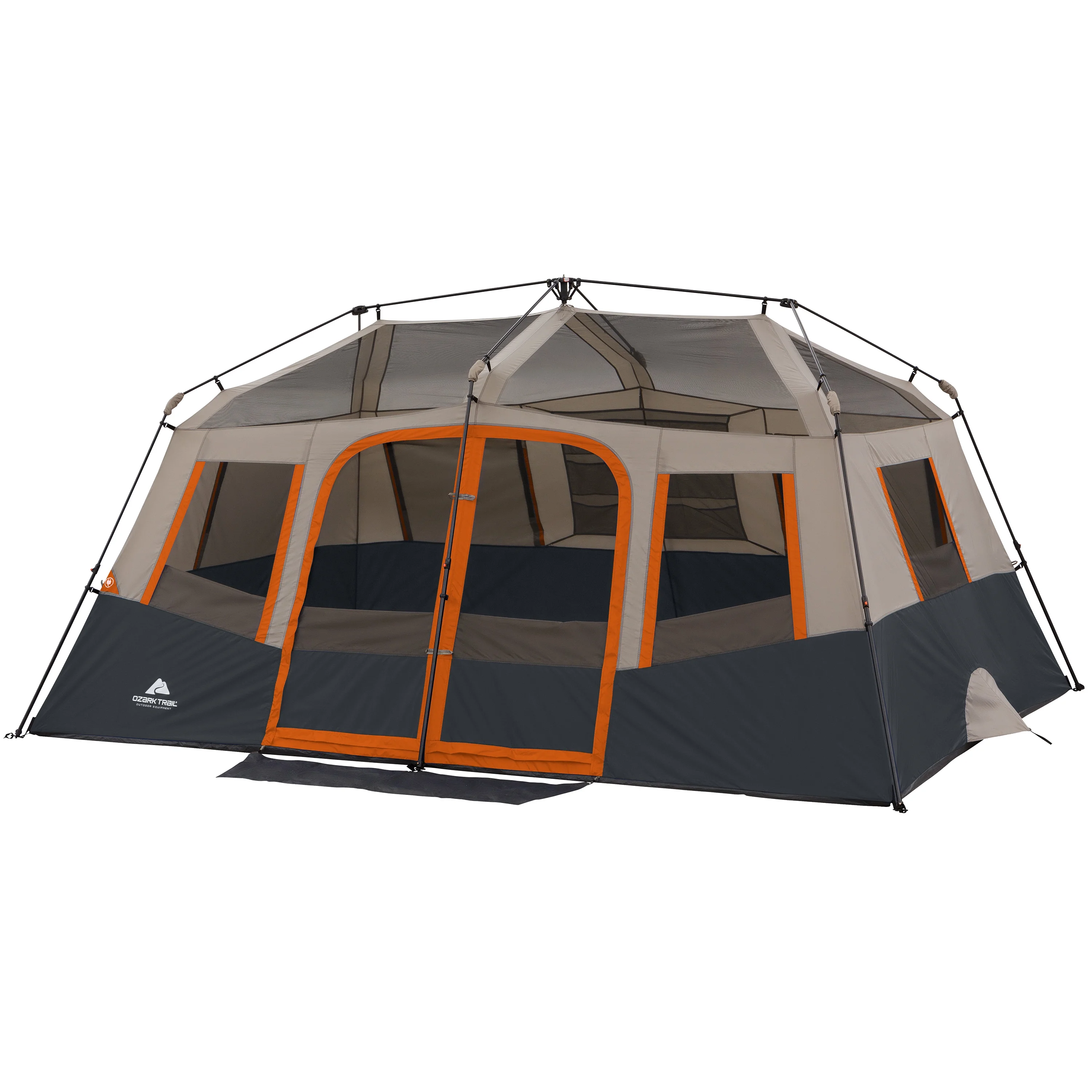 Ozark Trail 10-Person Instant Cabin Tent – 2-Room Family Camping Tent with Rainfly - Image 2