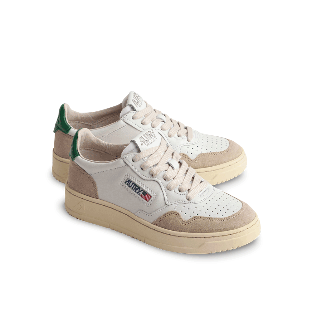 Autry - Baskets Medalist Low Suede - Vert