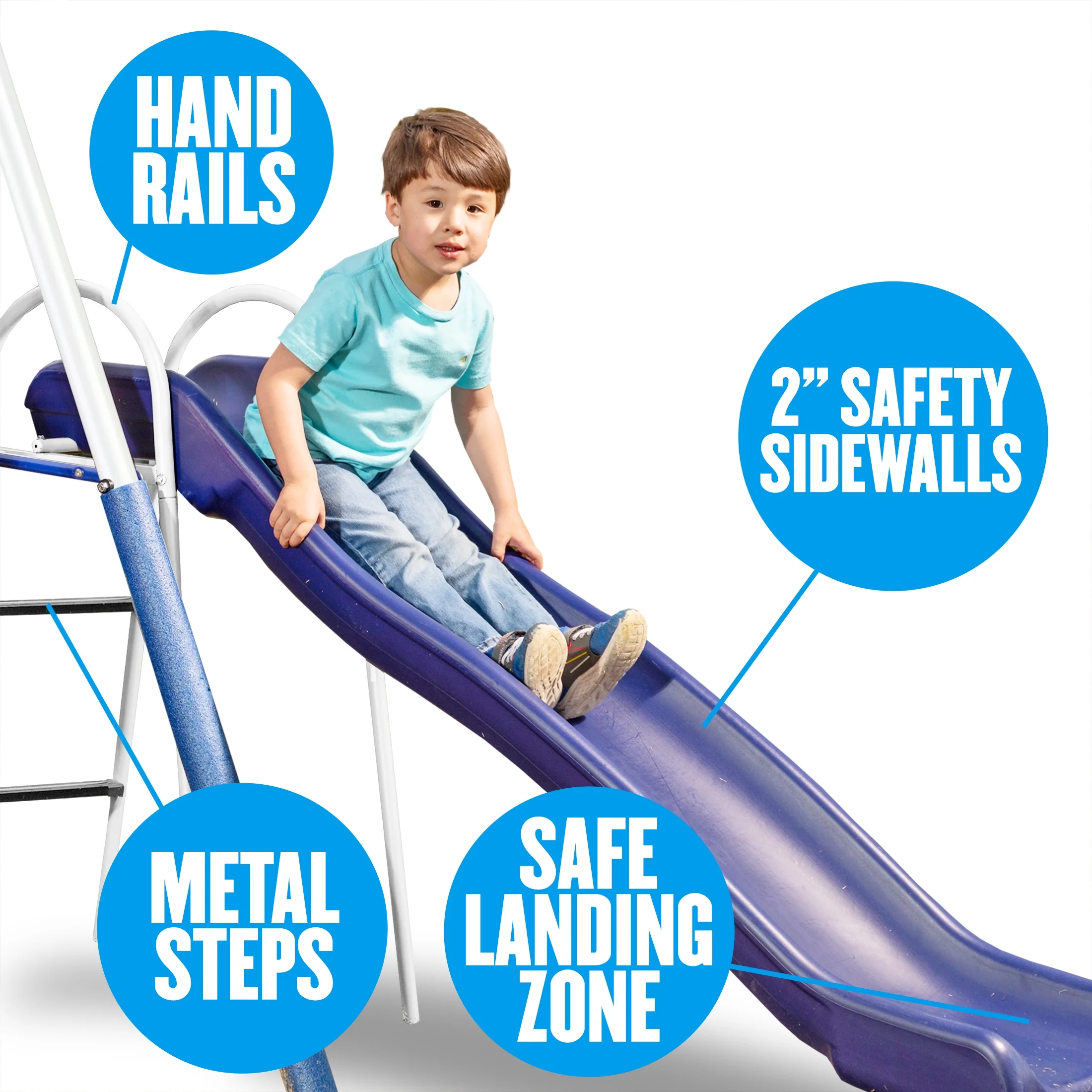 XDP Recreation All Star Playground Metal Swing Set for up to 7 Children - Image 7