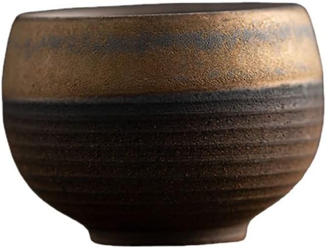 (Set of 6)Handmade Small Clay Pottery Teacup Set Japanese Asian Tradition Aesthetic Ceramic Porcelain Tea Cup Chado Zen