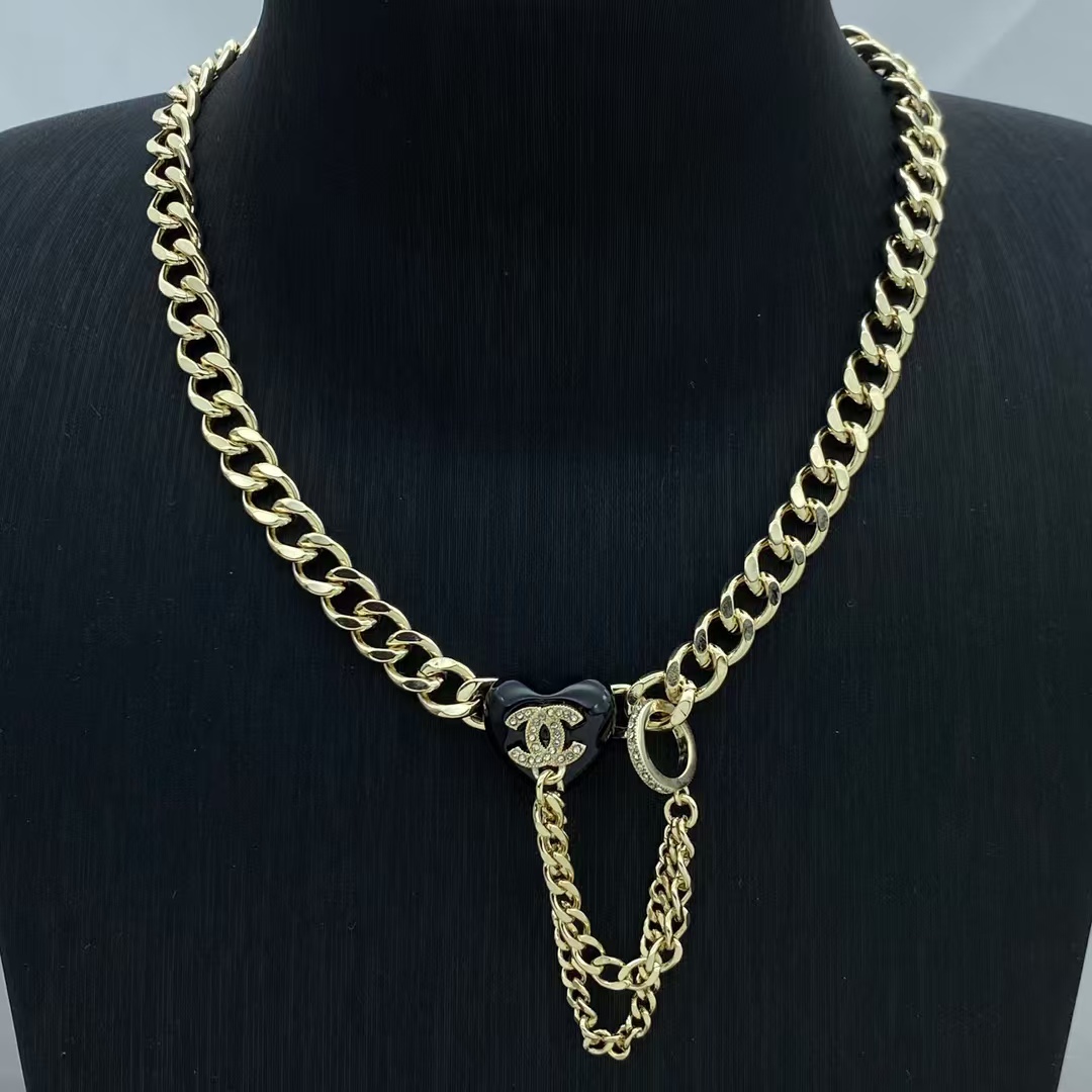Chanel Funky Gold Chunky Cuban Chain Necklace - Original Replica Club