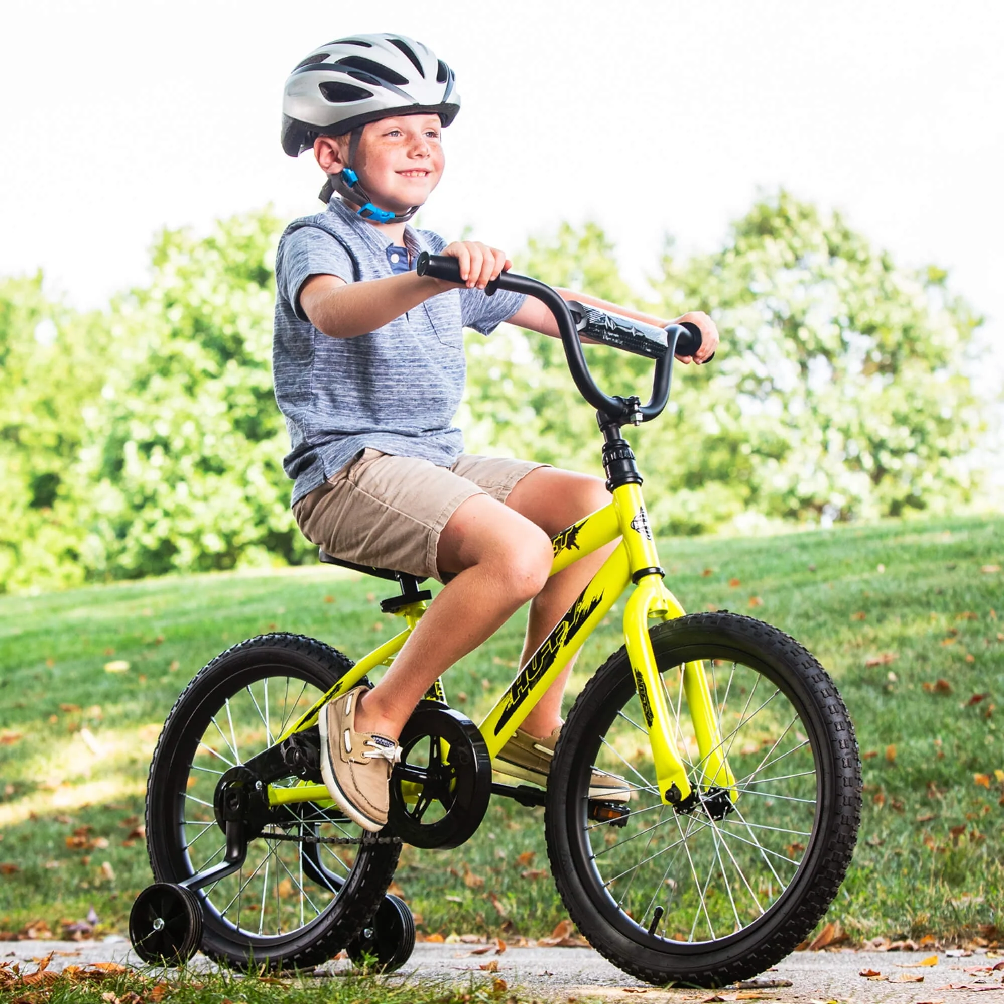 18 in. Rock It Boy Kids Bike, Neon Powder Yellow - Image 7