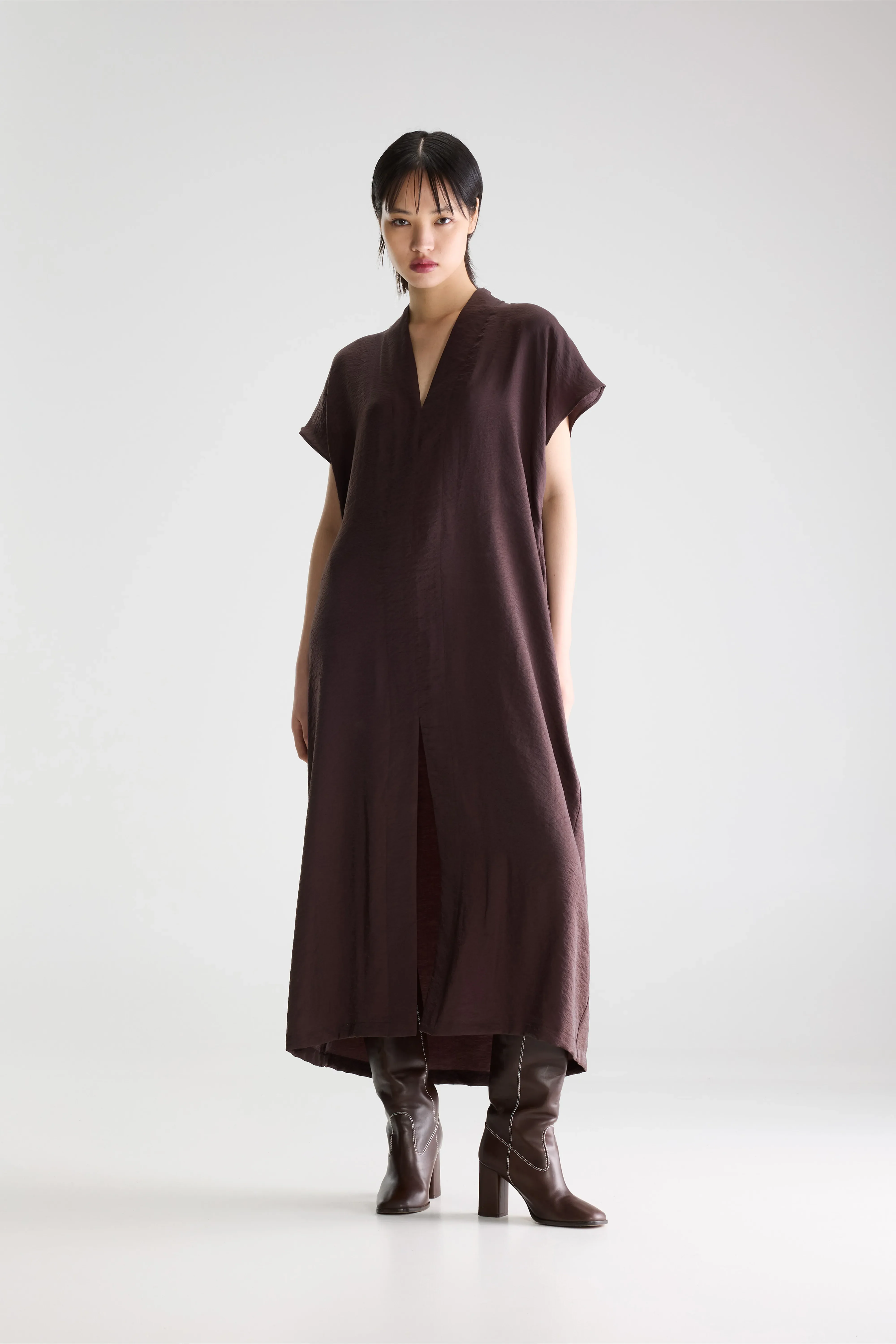Bellerose Seven long dress (261 / W / EBENE)