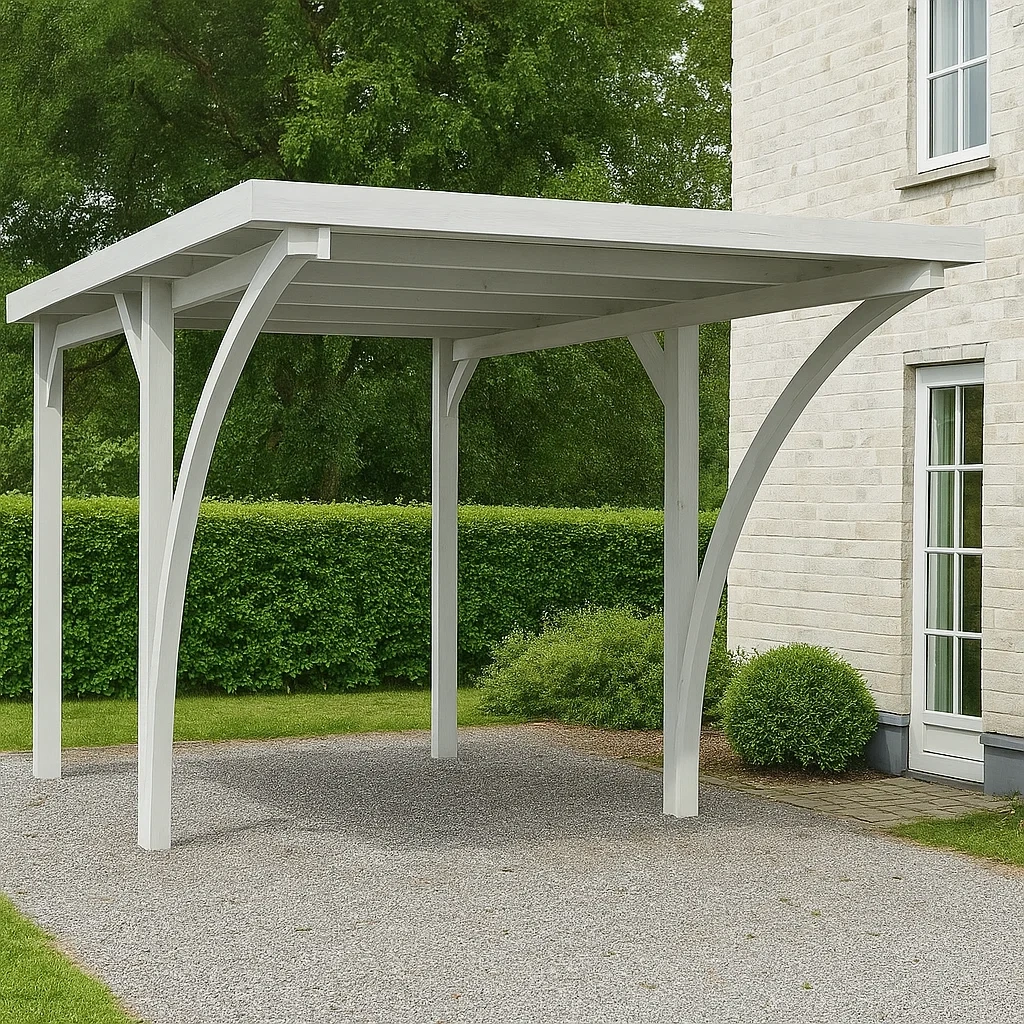 Carport de madera, 600 x 300 x 240 cm - ZBldKeT158lY