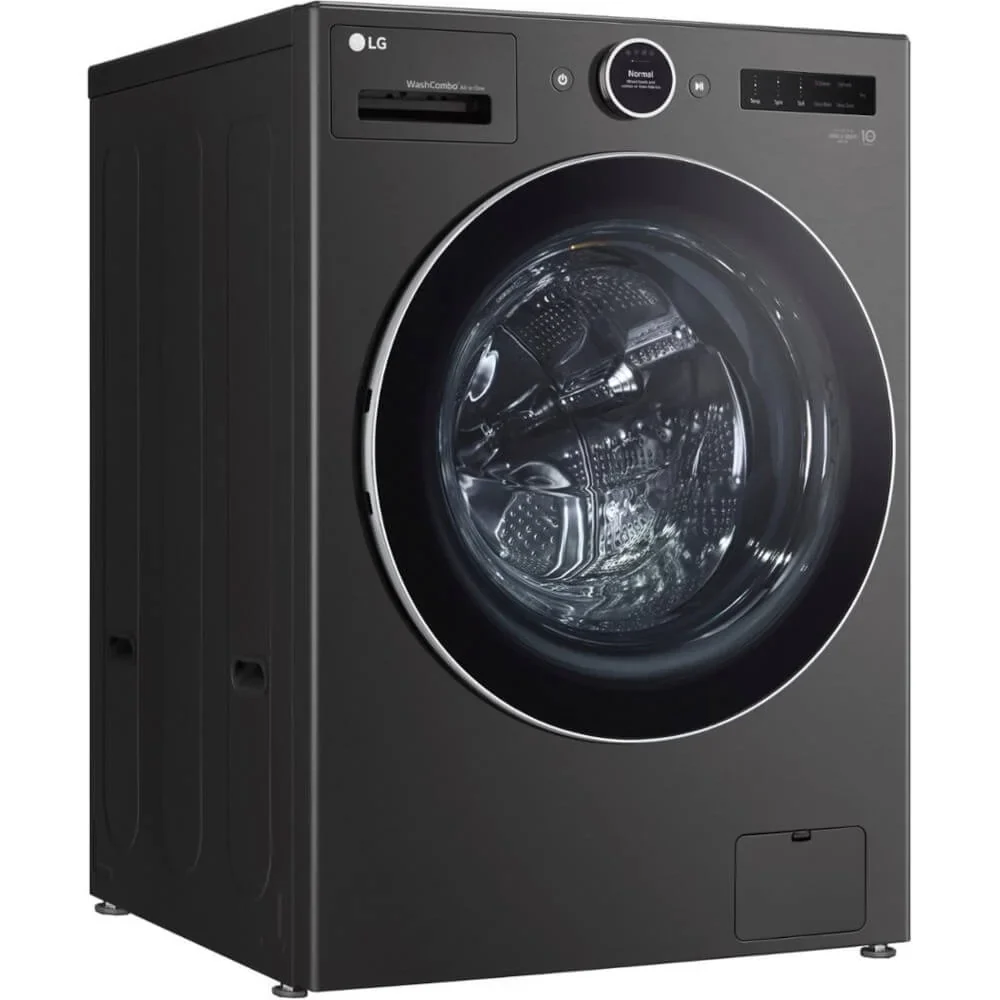 LG 5 Cu. Ft. Black Steel Electric All-in-One Washer Dryer Combo