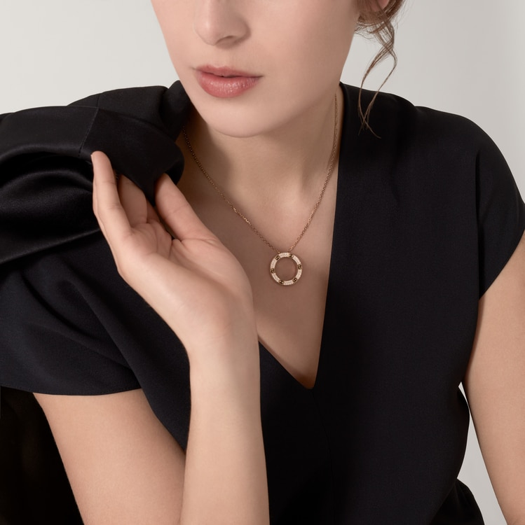 Replicate LOVE pendant, paved(1:1 replica) - Original Replica Club