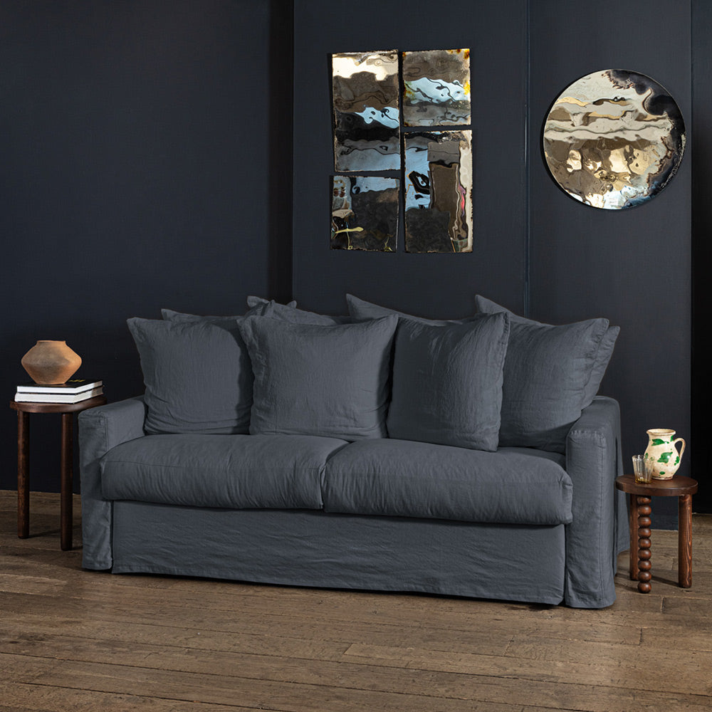 Housse canapé convertible - Bleu Pétrole