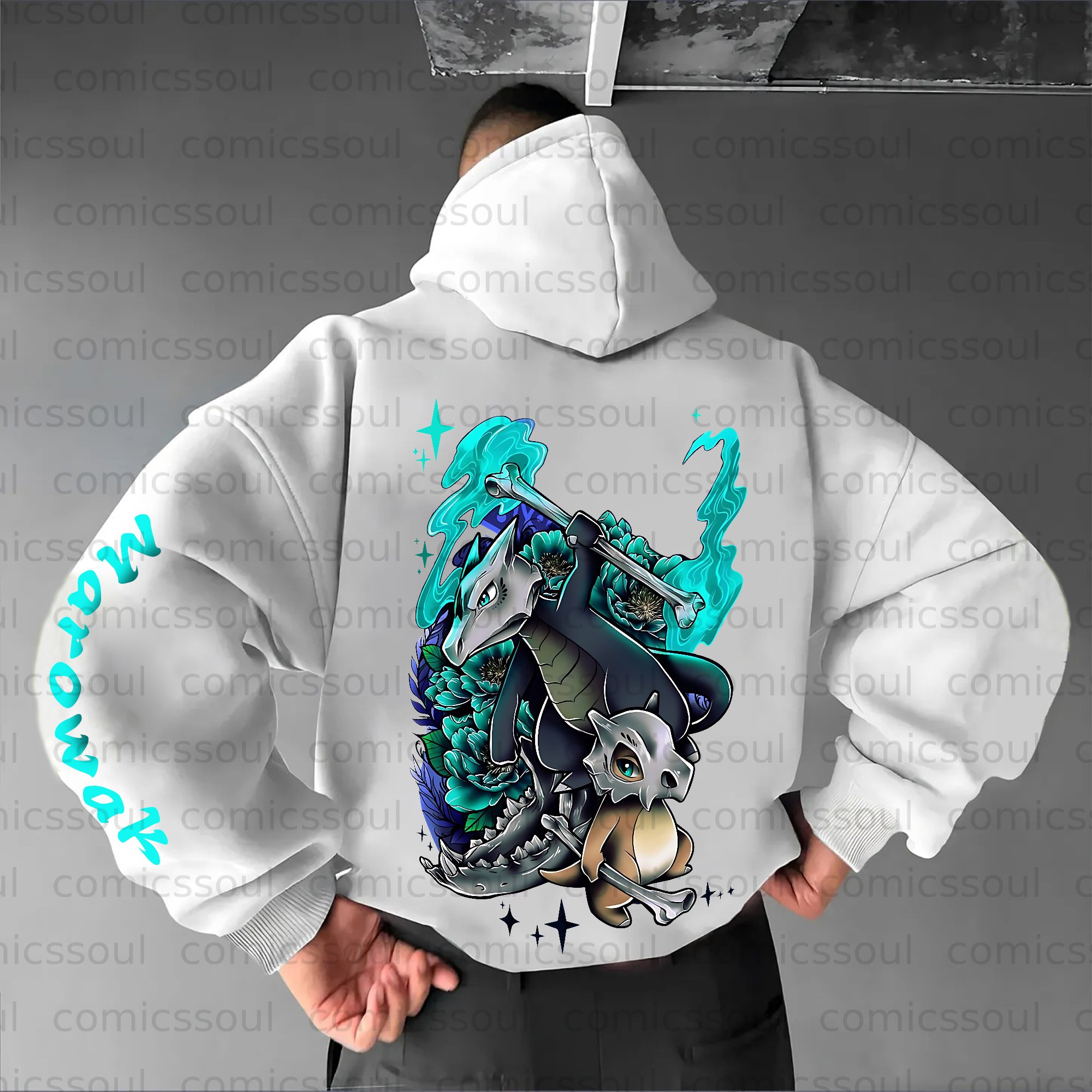 Unisex Anime Graphic Streetwear Vintage Plush Hoodie