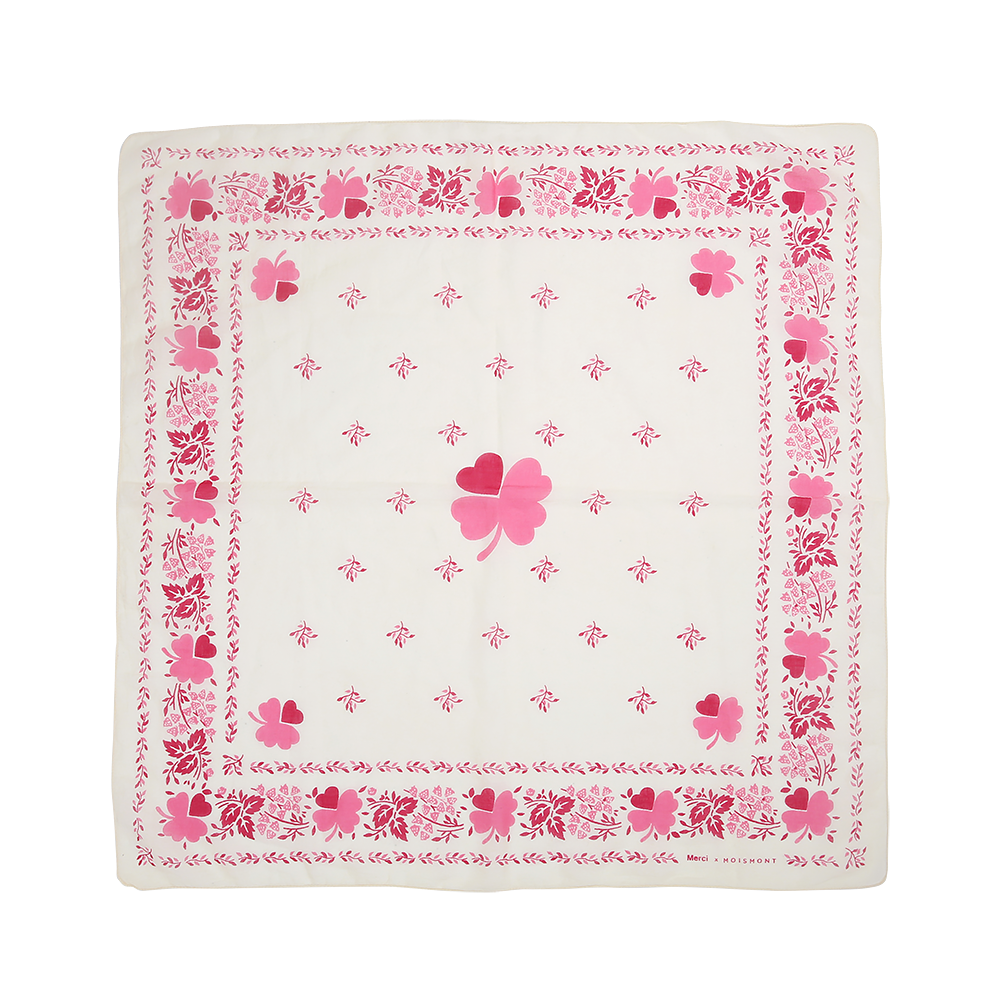Moismont x Merci -  Bandana Trèfle - Rose