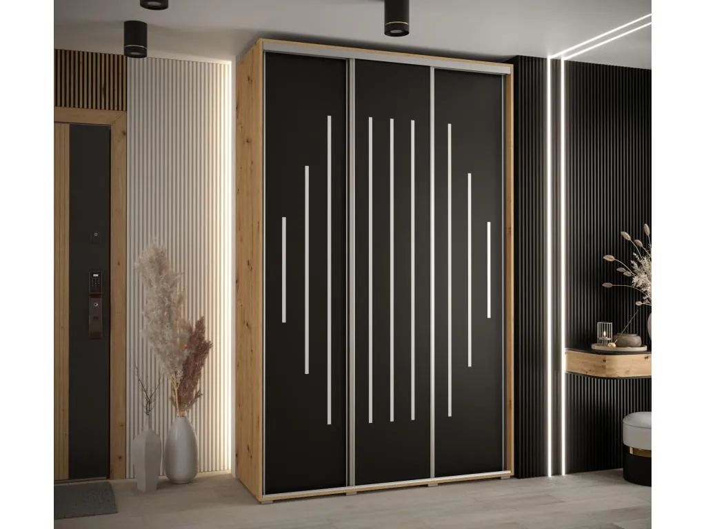Armario compacto con puertas batientes 235,2x150x45 cm nxl3681202