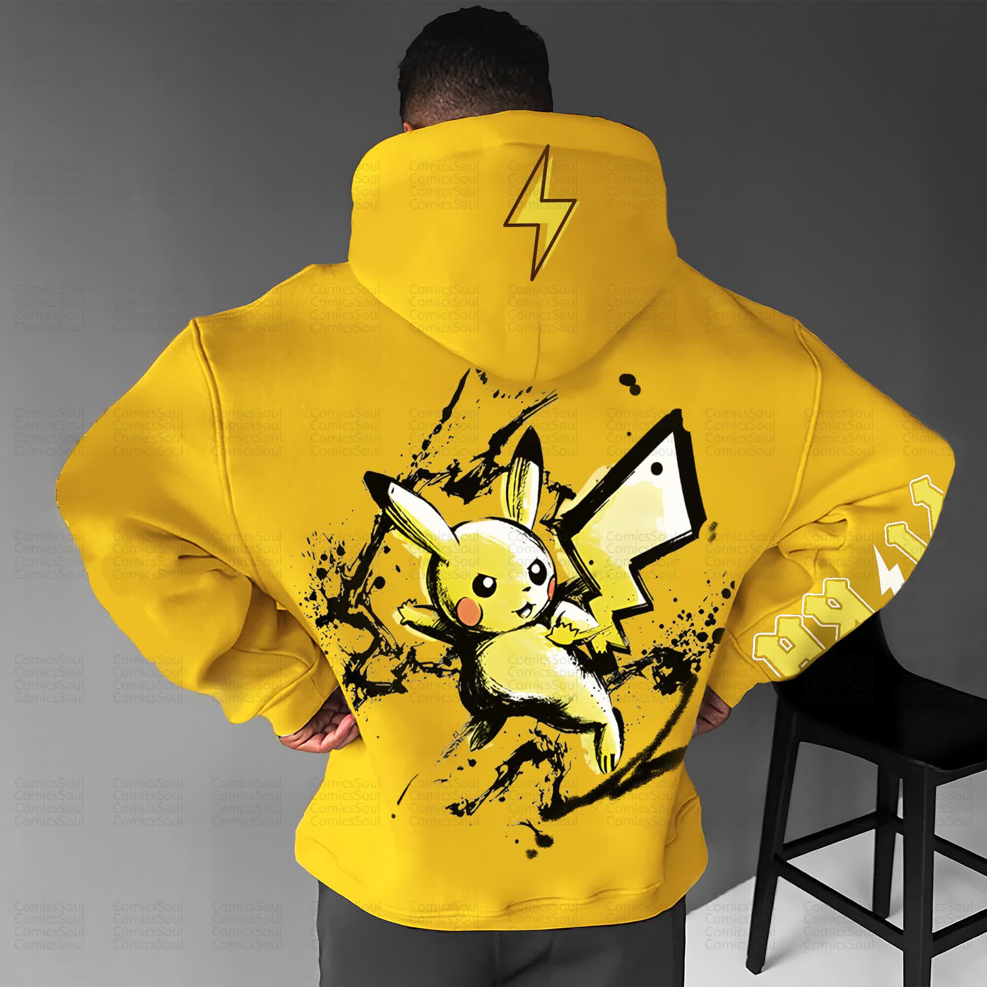 Unisex “Comicssoul” Anime Graphic Streetwear Vintage Hoodie