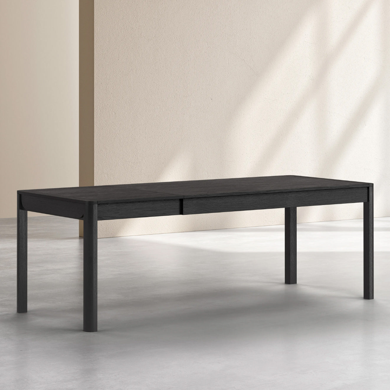 by fonQ Brikk Eettafel Uitschuifbaar - Essen / Zwart