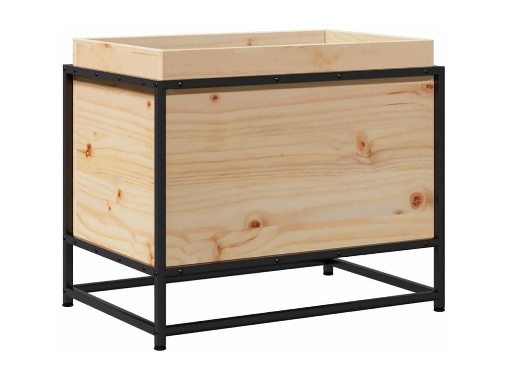 Decoratodo  madera maciza de pino 60x40x50 cm