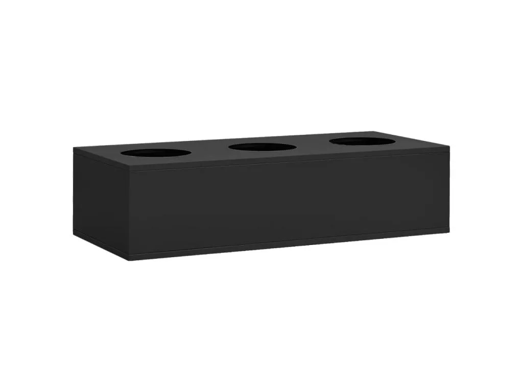 Armario de oficina macetero acero gris antracita 90x40x113 cm autj88762