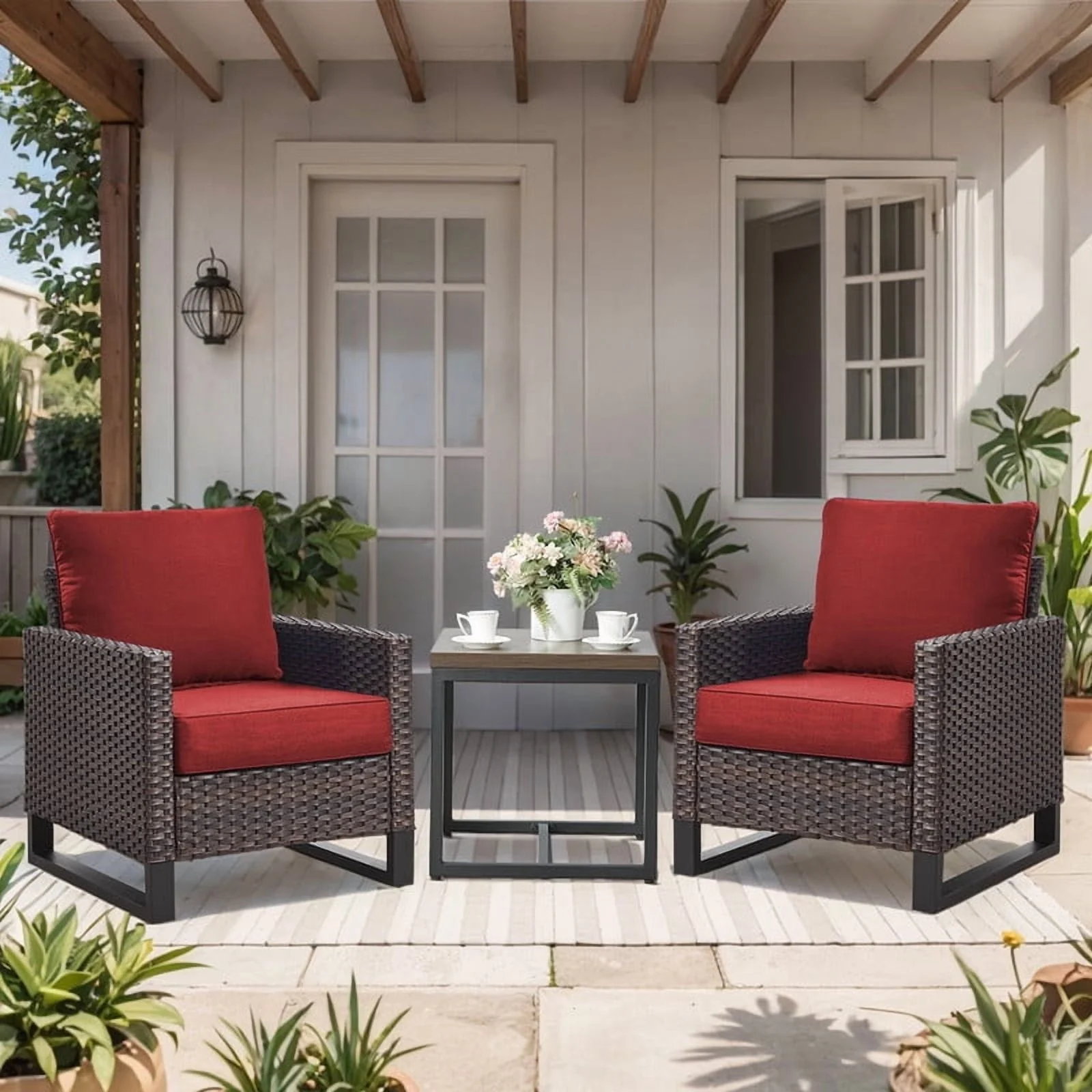 Bellefurn Outdoor Deep Seat Cushion 24 X 24 X 6 inch for Patio Furniture,Outdoor Chair Cushions Waterproof & Fade Resistant Patio Furniture Cushions for Wicker Chair, Sofa, Couch - Image 34