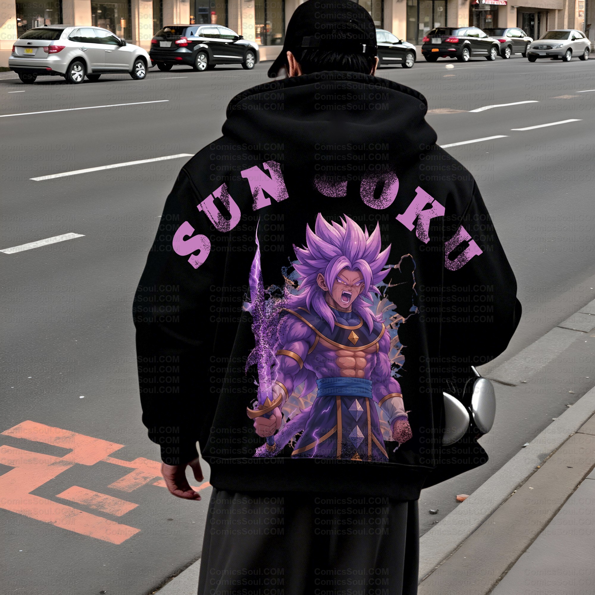 Unisex Graphic Streetwear Vintage Zipper Cardigan Plush Hoodid TeeThreads Sustain the Scene with Custom Apparel