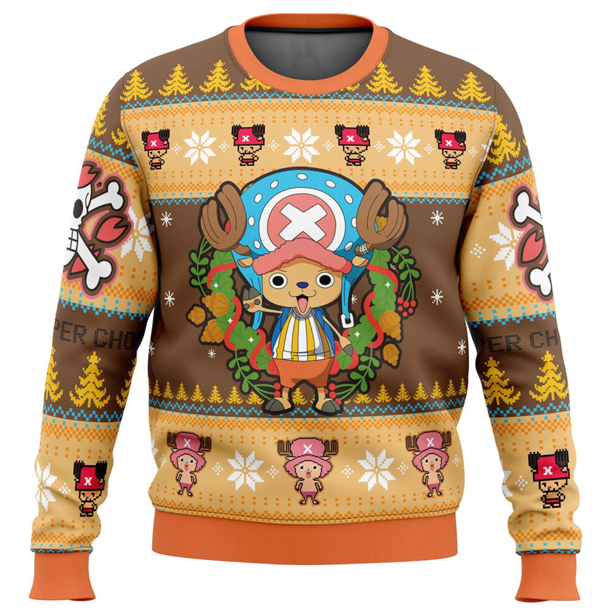 Unisex Anime Ugly Christmas Sweater TeeThreads Sustain the Scene with Custom Apparel