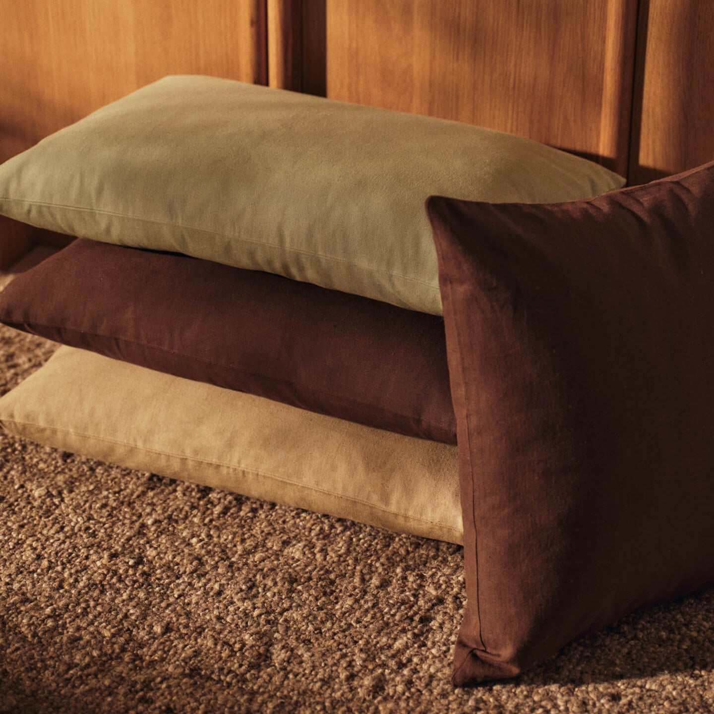 Ferm Living Sen Kussenhoes - Rechthoekig - Dark Chocolate