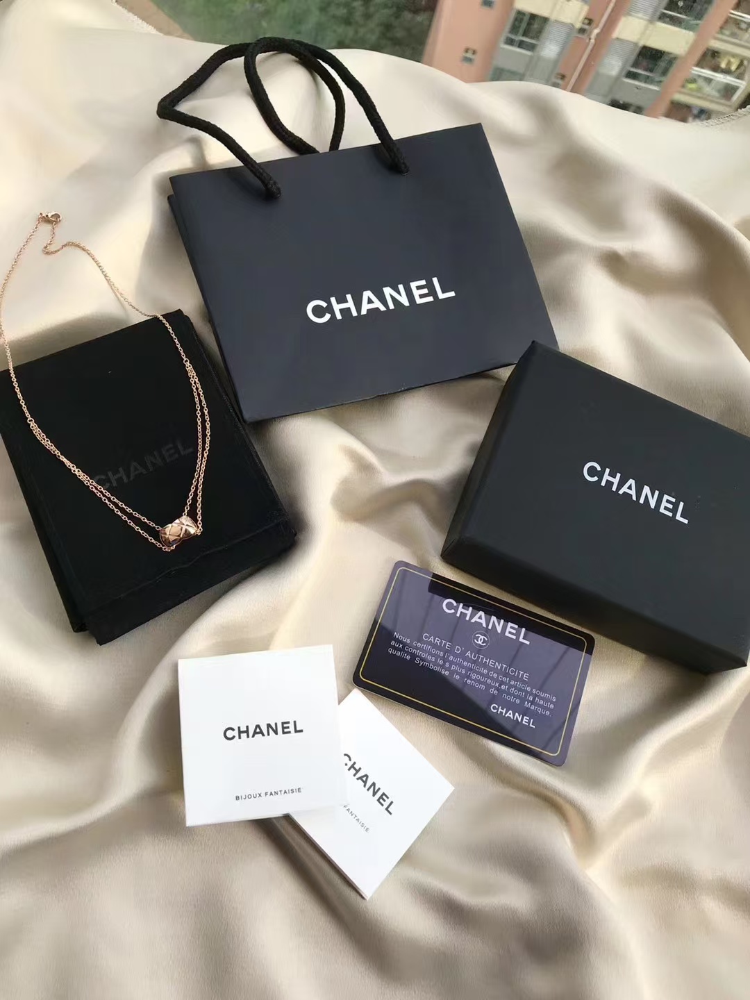 Chanel Coco Crush Rose Gold Necklace - Original Replica Club