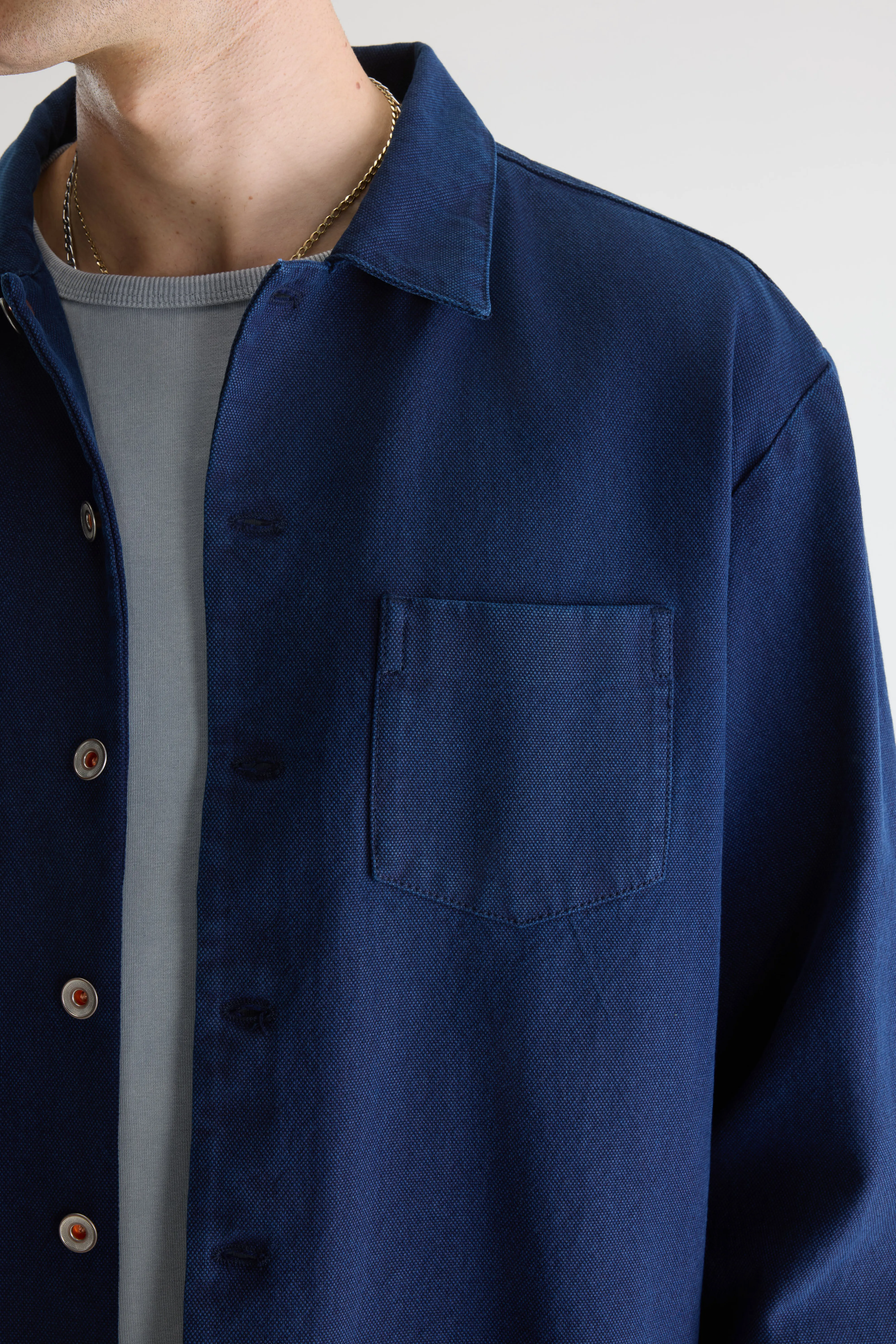 Bellerose Goney denim overshirt  (261 / M / INDIGO)