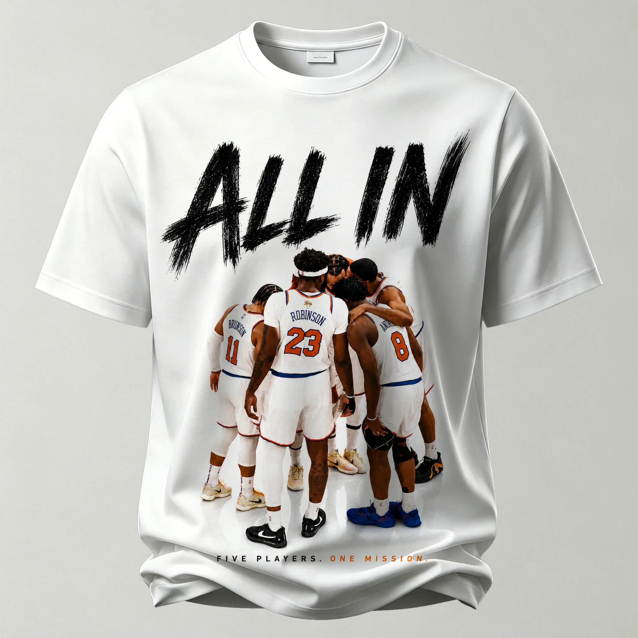 New York Knicks Team Cohesion Printed Unisex Oversized T-shirt