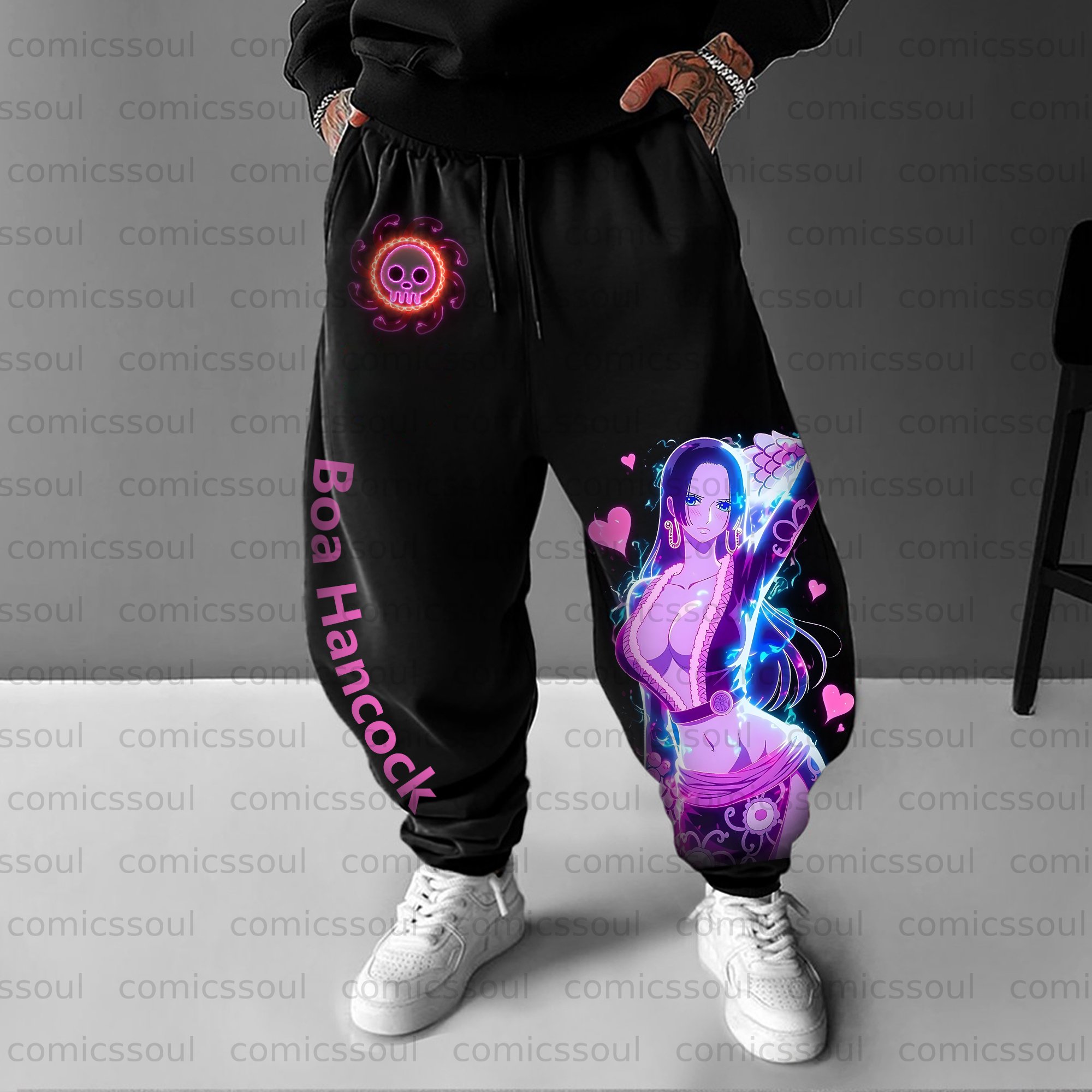 Unisex Anime Inspired Vintage Pants