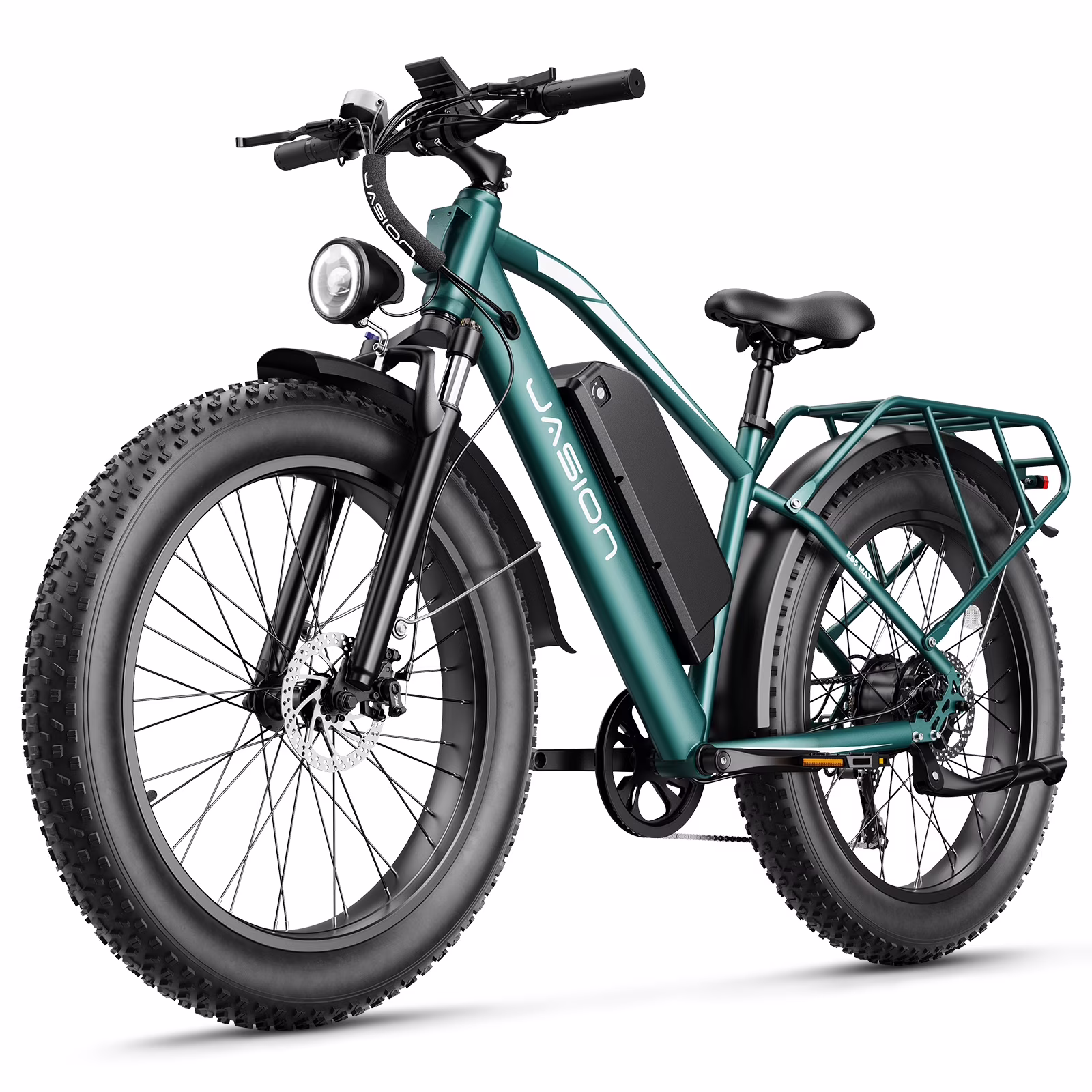 Jasion EB5 MAX Electric Bike for Adults, 750W Electric Mountain Bike with 48V 15Ah Battery, 26'' Fat Tire Off-Road Ebike, 28MPH Shimano 7 Speed Bicycle UL2849 - Image 6