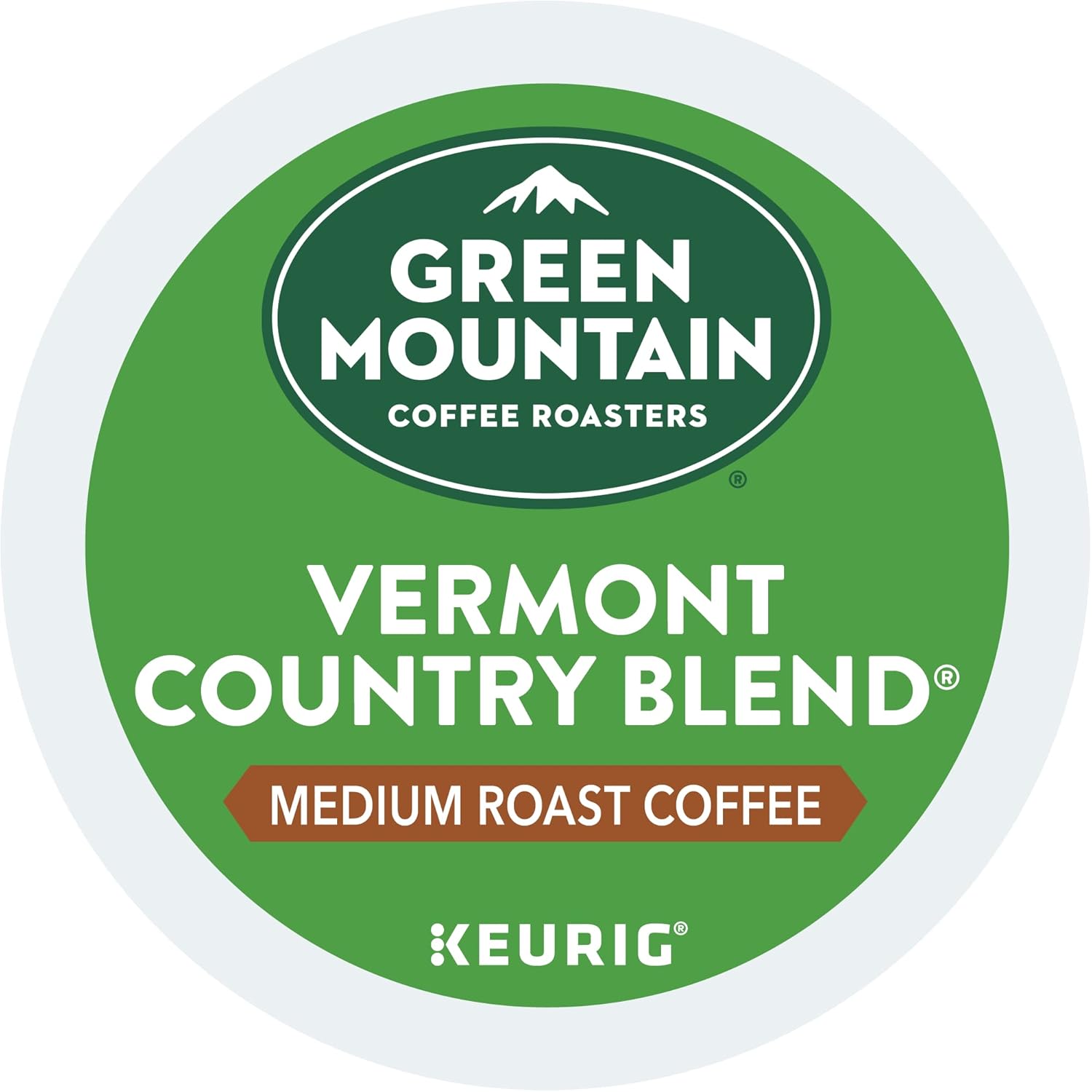 Green Mountain Coffee Roasters Vermont Country Blend Keurig Single-Serve K-Cup Pods. Medium Roast Coffee. 72 Count (6 Packs of 12)