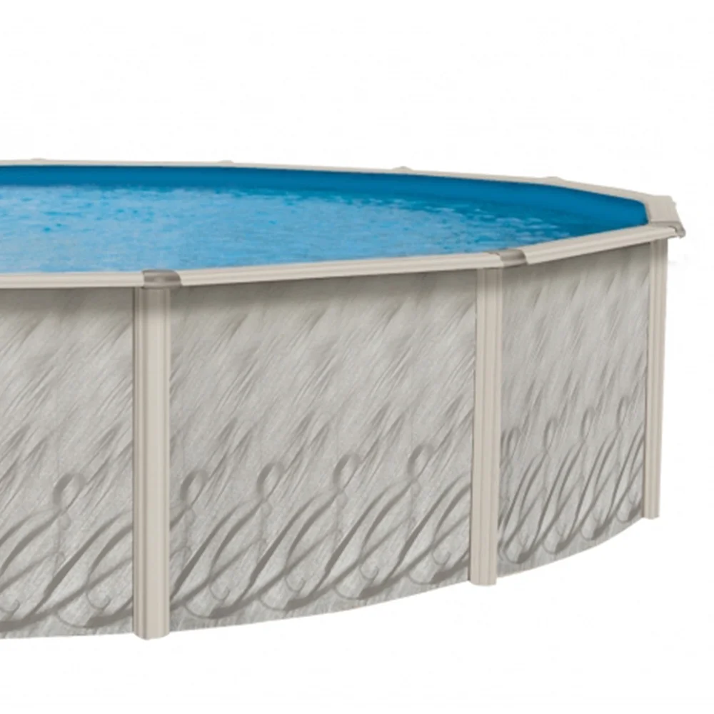 Lake Effect Pools Meadows 12' Round 52" Wall Above-Ground Swimming Pools, Full Start-up Kit - Image 4