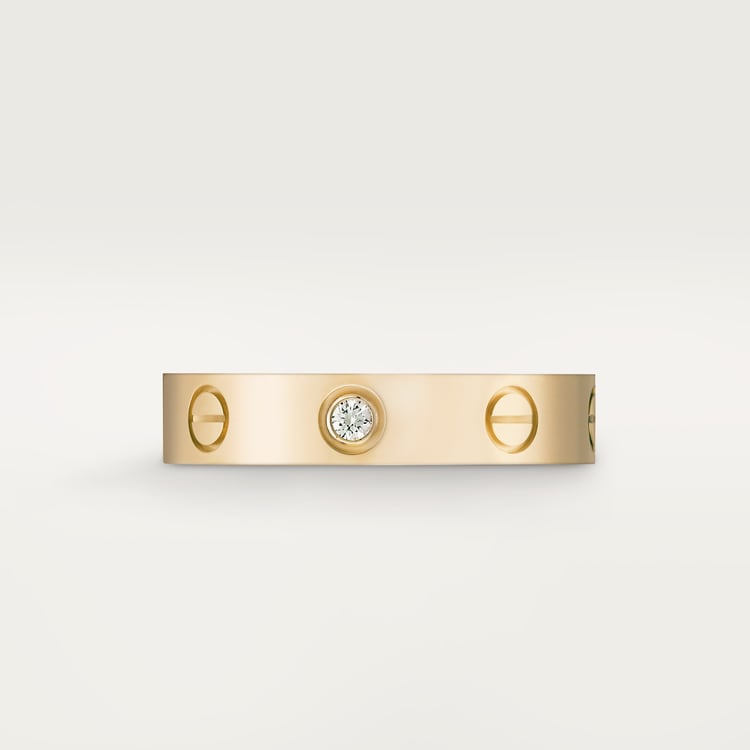 Replicate LOVE ring, small model, 1 diamond(1:1 replica) - Original Replica Club