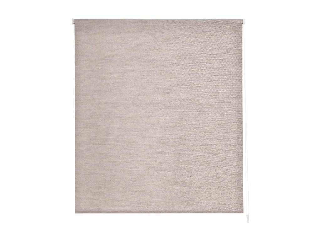 Hogarlujo | Estor Enrollable Translúcido | 110 x 255 cm (Ancho por Alto) Tamaño de Tela 107 x 250 cm | Modelo BRAN Color Lino