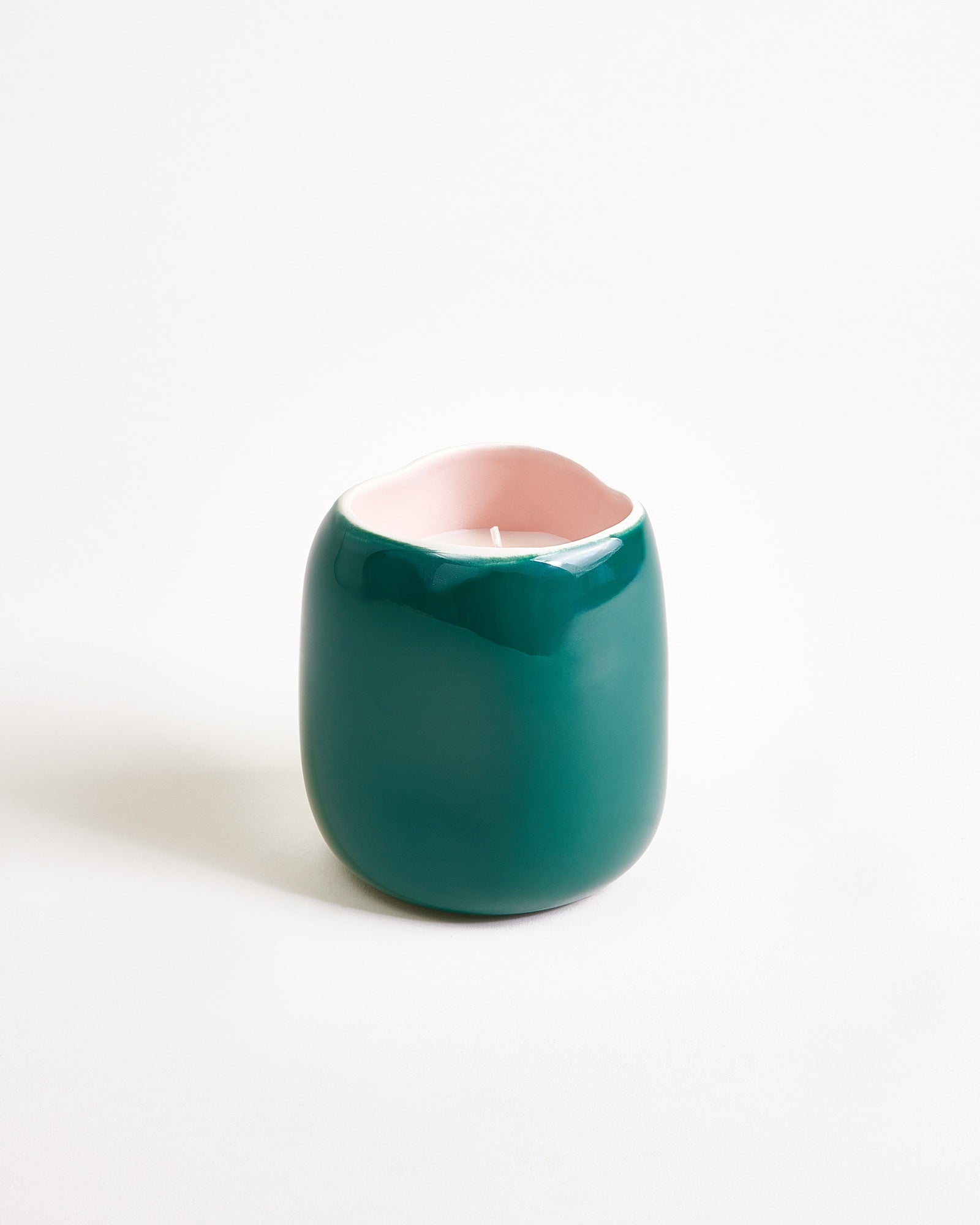 João Duftkerze Cedar Glow dunkelgrün rosé