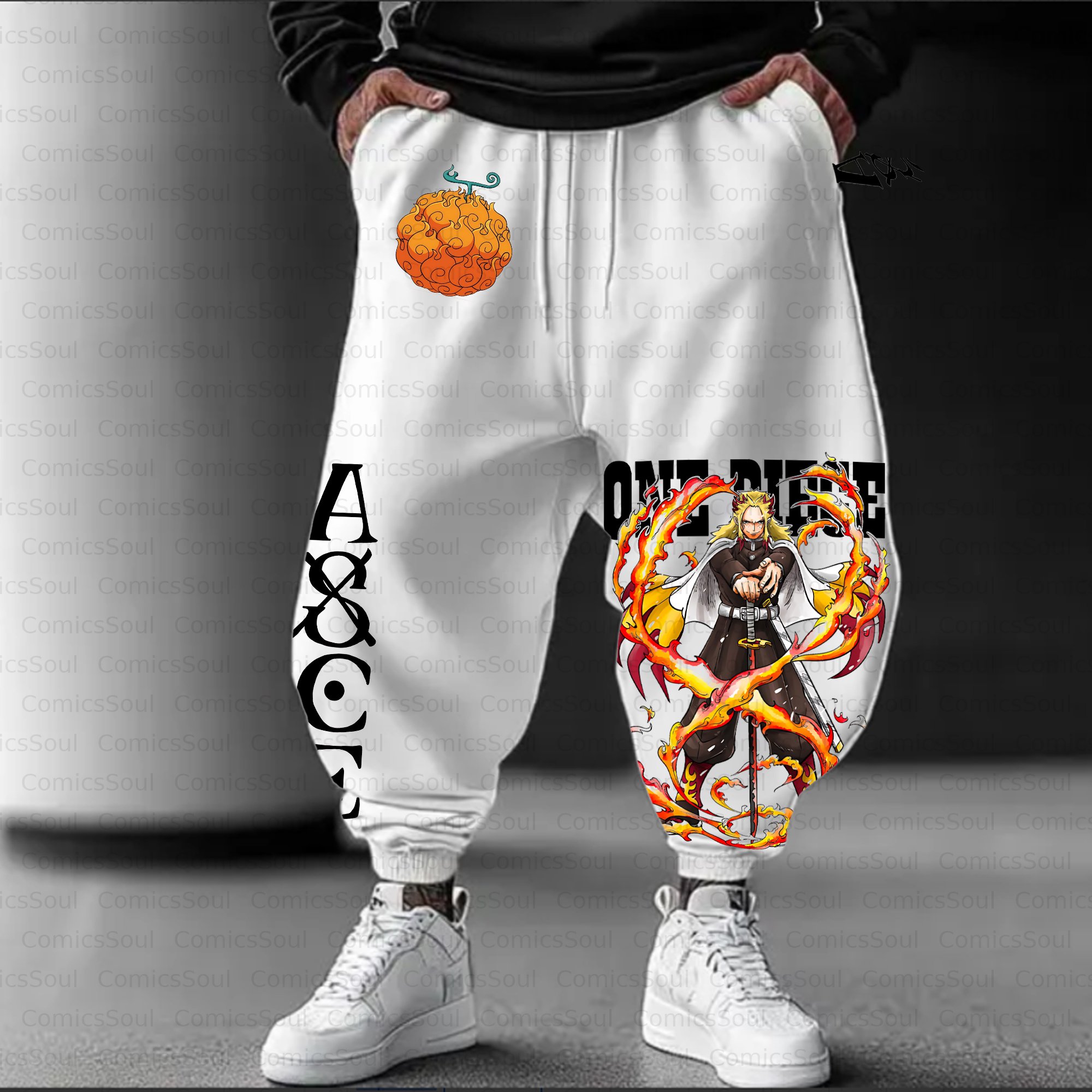 Unisex Casual Anime Streetwear Pant
