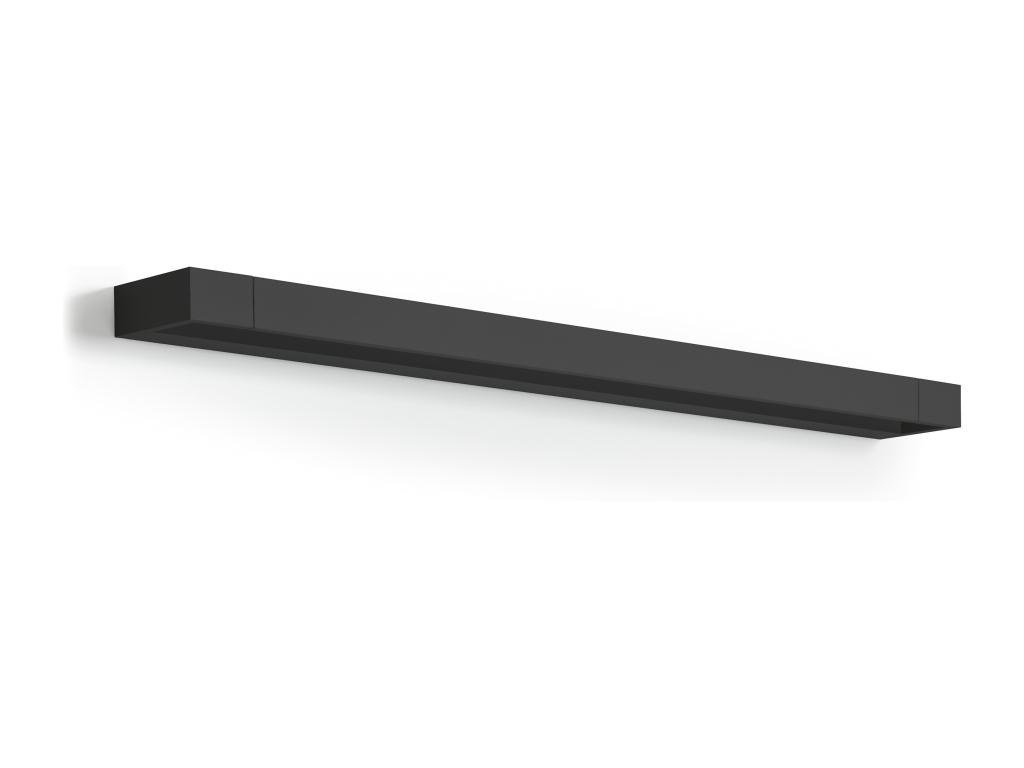 Aplique de pared TILT estilo moderno - L.90 cm- LED SMD 30W - 3745 lm y 4K 270 grados - aluminio y negro - IP44