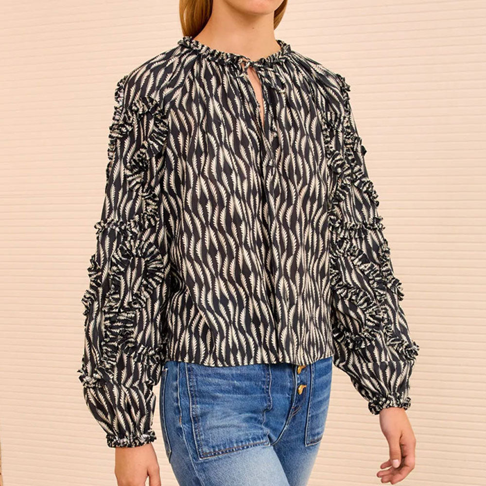 Ulla Johnson - Blouse Azrou - Graphite