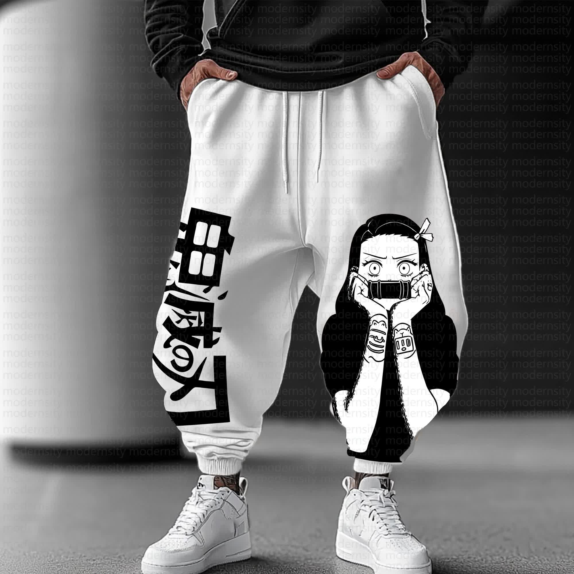 Unisex Anime Inspired Vintage Pants丨Comicssoul