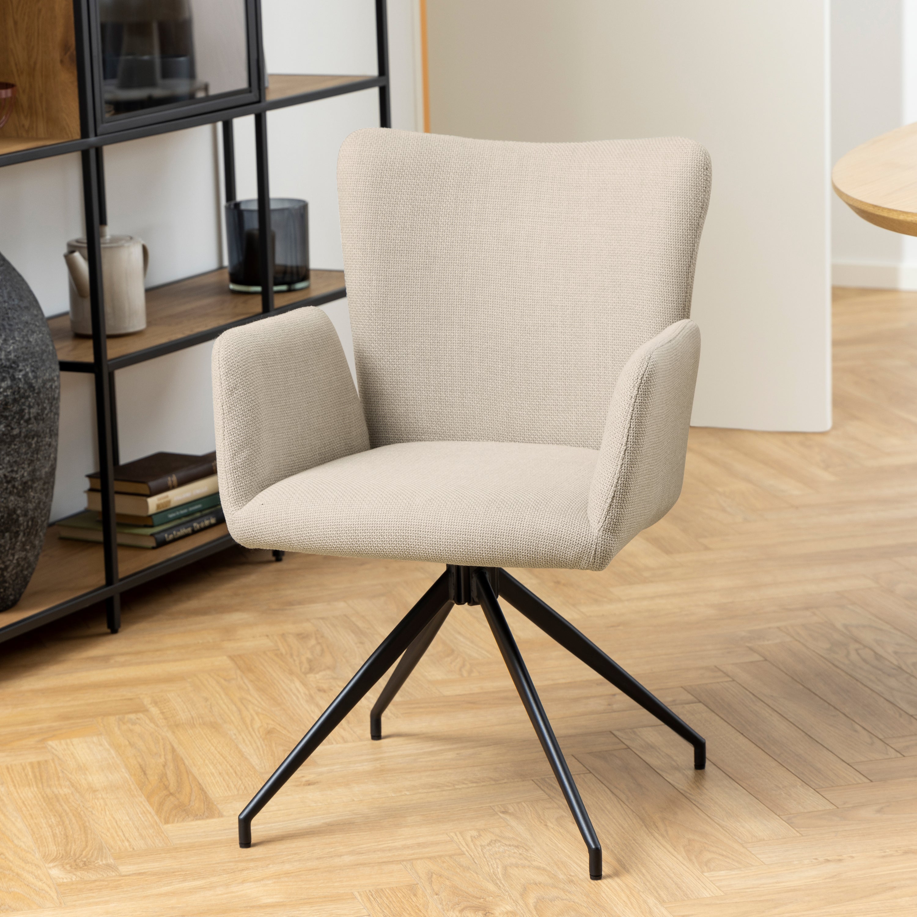 by fonQ basic Linna Eetkamerstoel - Beige