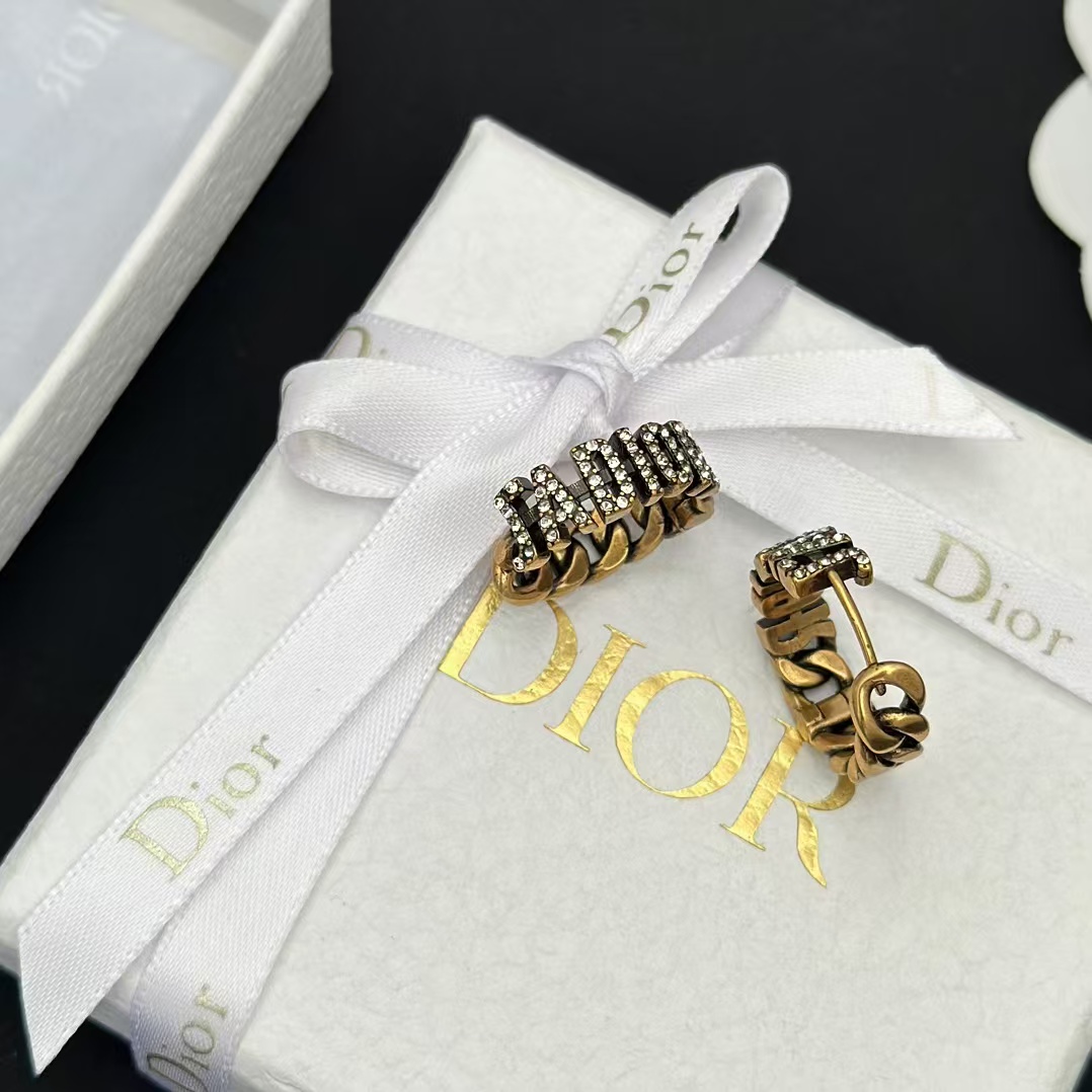 Dior JADIOR Hoop Earrings Ring - Two Wear Ways - Original Replica Club