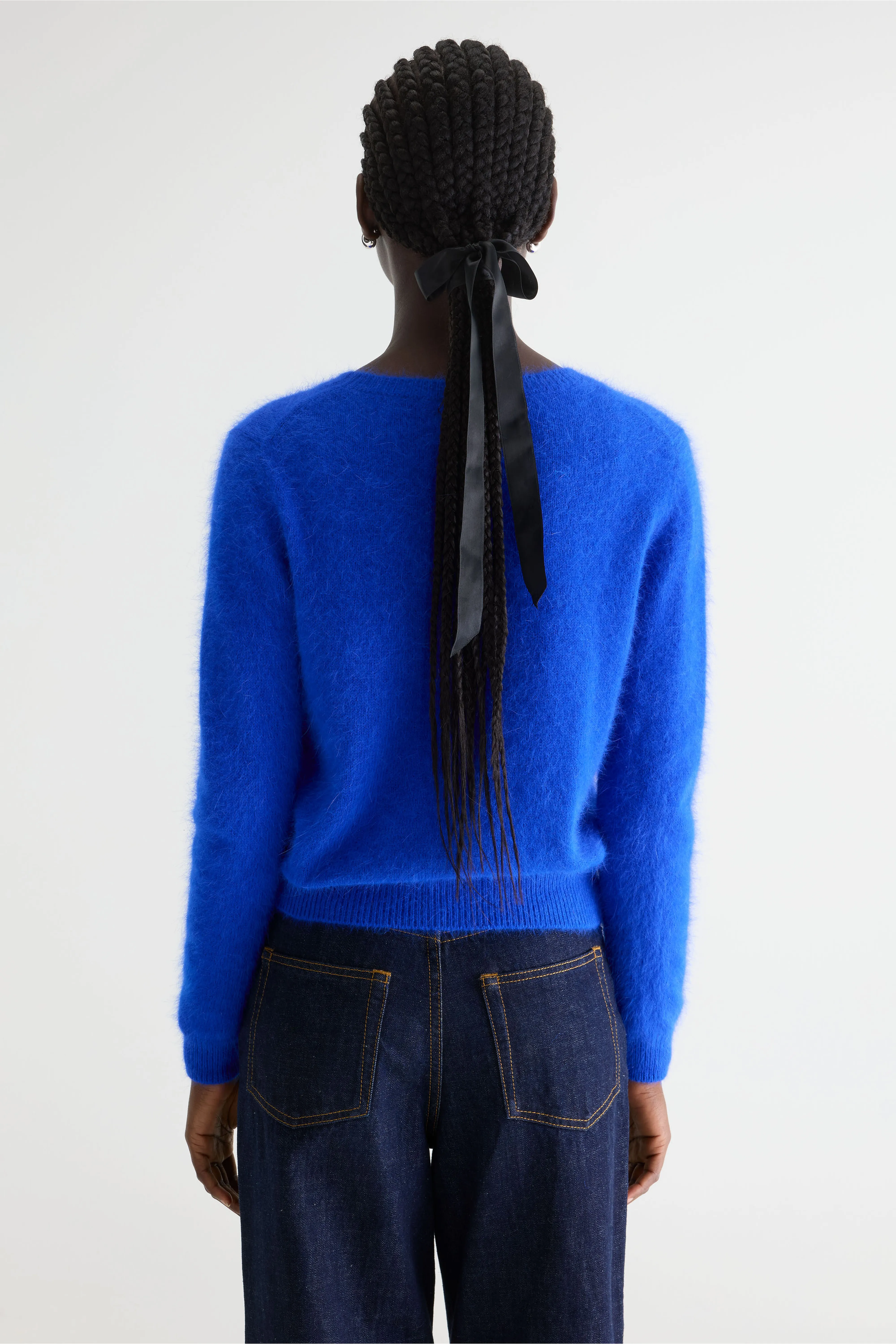Bellerose Datti angora-blend lazuli blue sweater (252 / W / LAZULI)