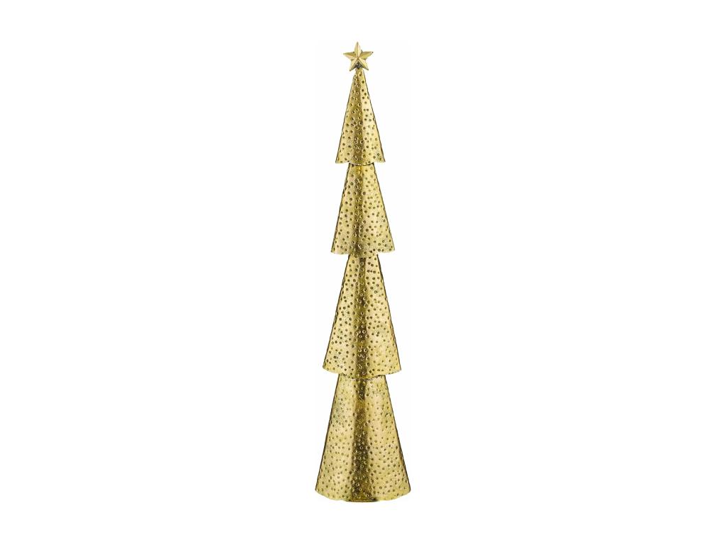 Árbol de Navidad decorativo de Metal - 14,5 x 8 x 68 - Oro -