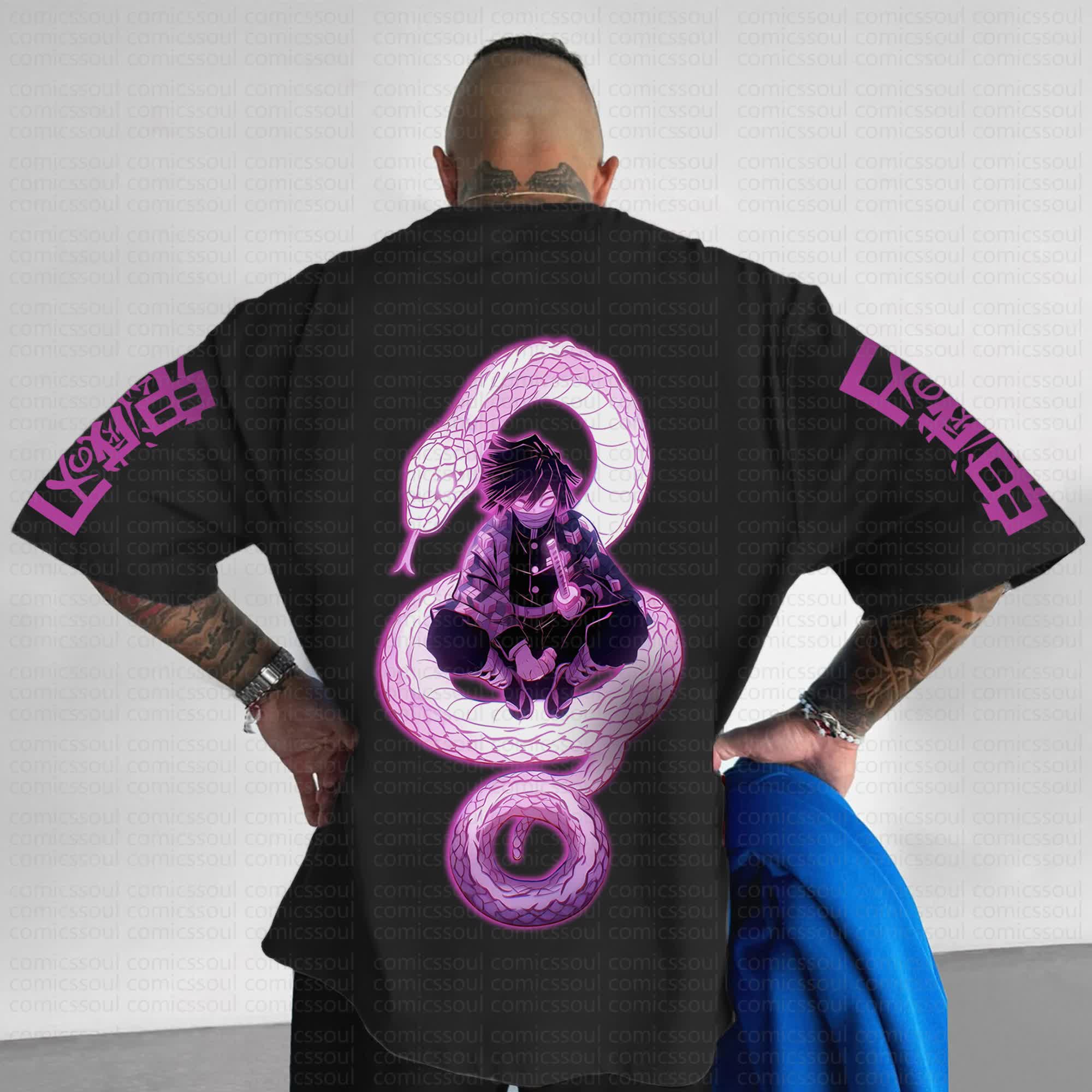 Unisex Anime Inspired Vintage T-Shirt丨Comicssoul